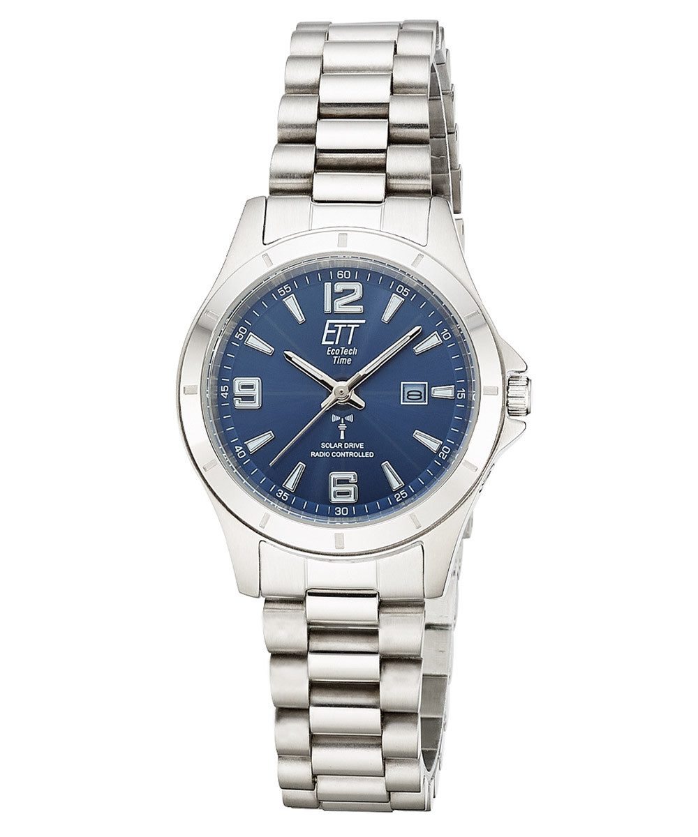 ETT Solaruhr Funk-Solar Gobi Lady Stahl/Blau