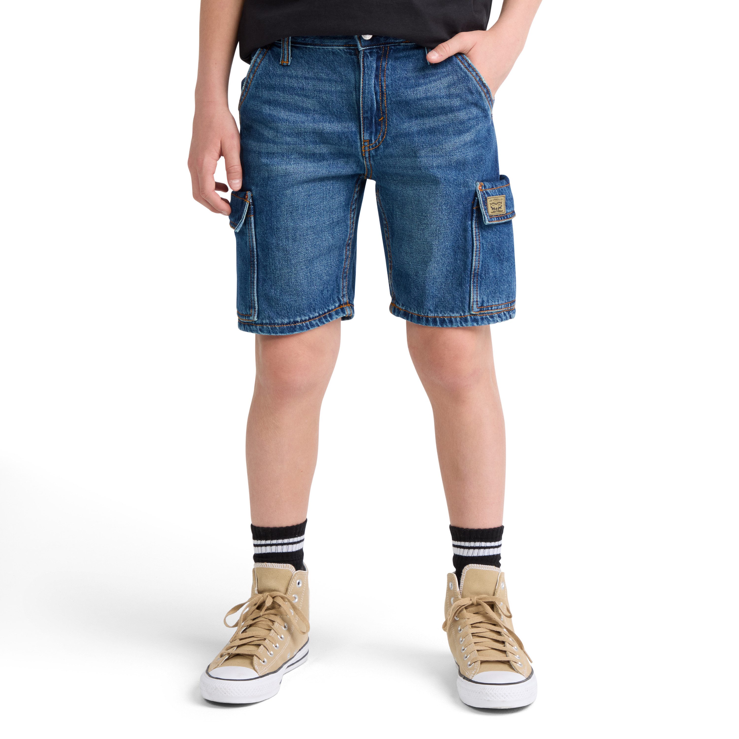 Levi's® Kids Cargoshorts DENIM CARGO SHORTS mit Cargo Taschen