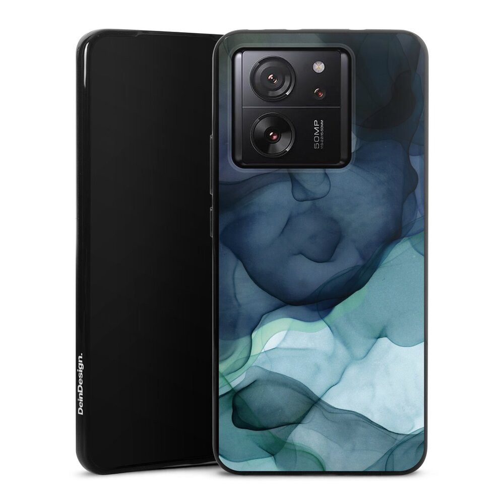 DeinDesign Handyhülle Wasserfarbe Textur Muster Liquid Art Twilight Mood, Xiaomi 13T Pro Silikon Hülle Bumper Case Handy Schutzhülle