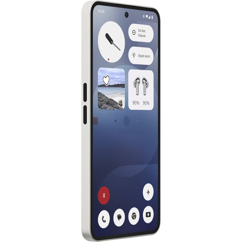 NOTHING Phone (3a) 5G 256 GB / 12 GB - Smartphone - weiß Smartphone (6,77 Zoll, 256 GB Speicherplatz)