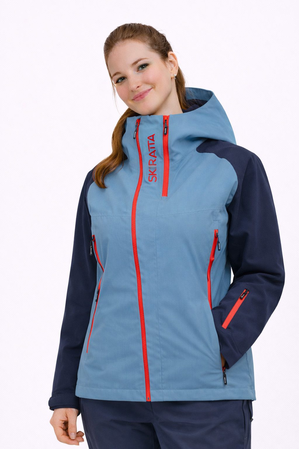 Skratta Skijacke Damen 3 Lagen Jacke Heli