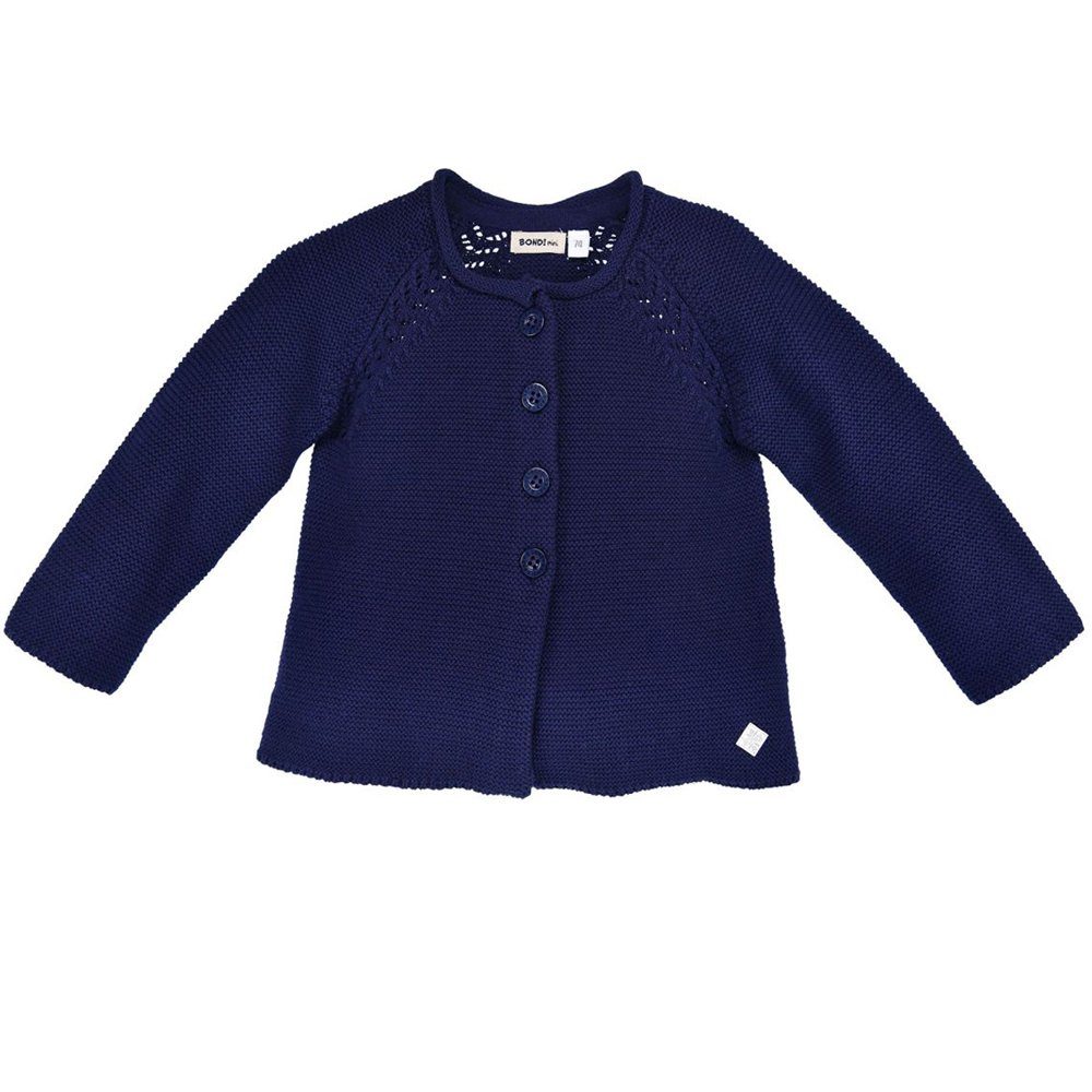 Blau Strickjacke Baby A-Form BONDI Strickjacke Navy Mädchen 86593,