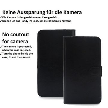 K-S-Trade Handyhülle für Samsung Galaxy M53 5G, Wallet Case Handyhülle Schutzhülle Flip cover Flipstyle Tasche