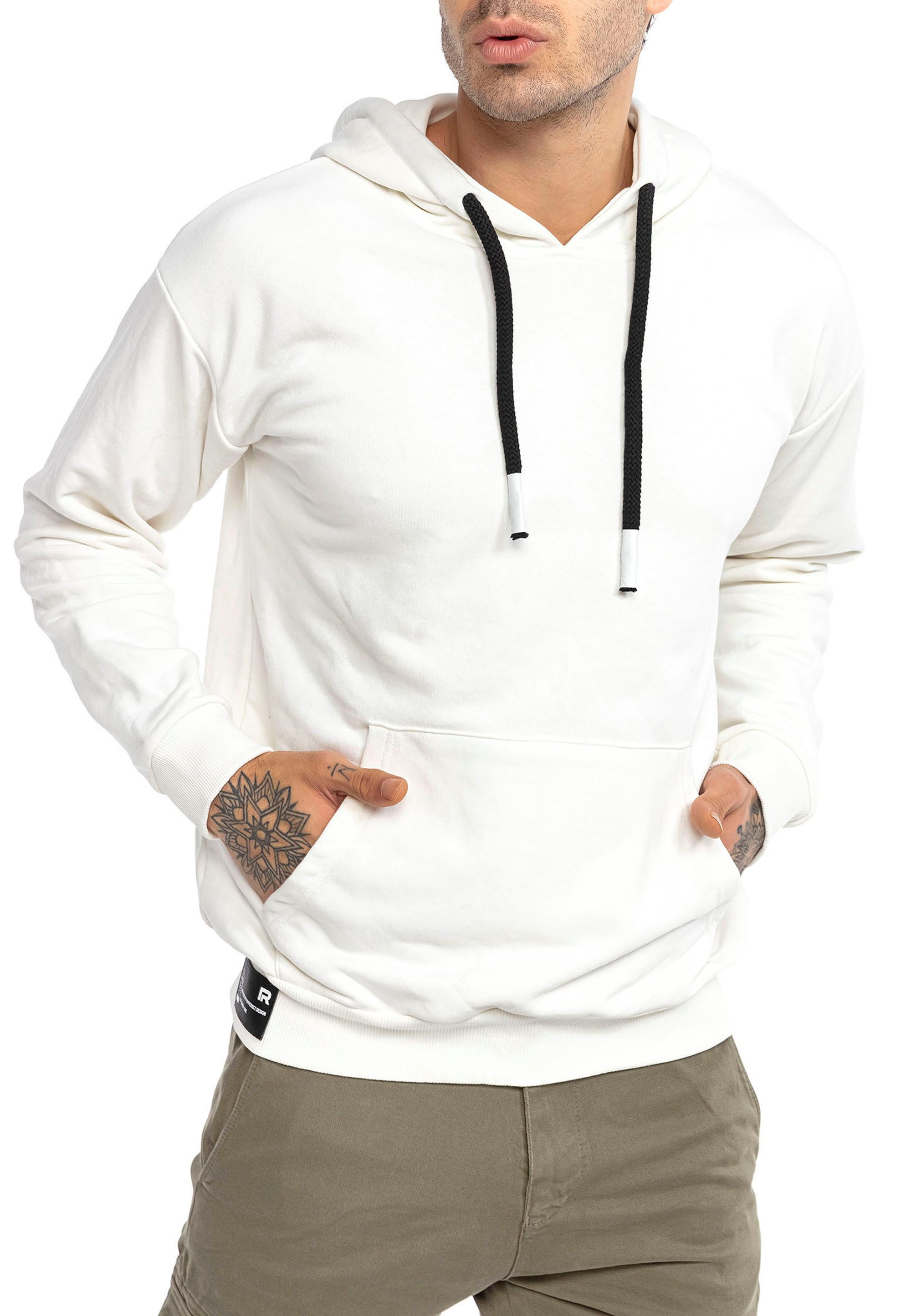 Hoodie mit Kängurutasche relaxed fit sportlich weich und bequem