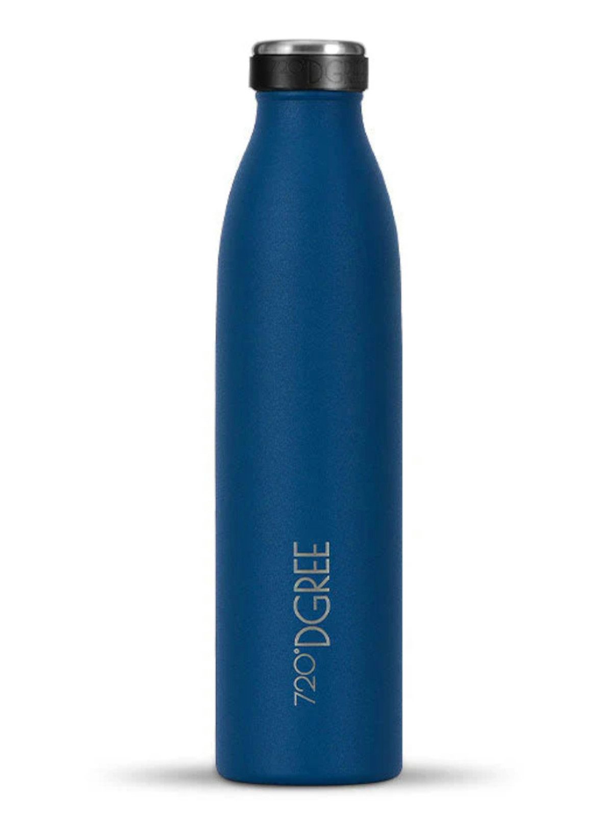 720°DGREE Trinkflasche Isolier Trinkflasche milkyBottle Edelst. deep blue powder rob. 0,75l