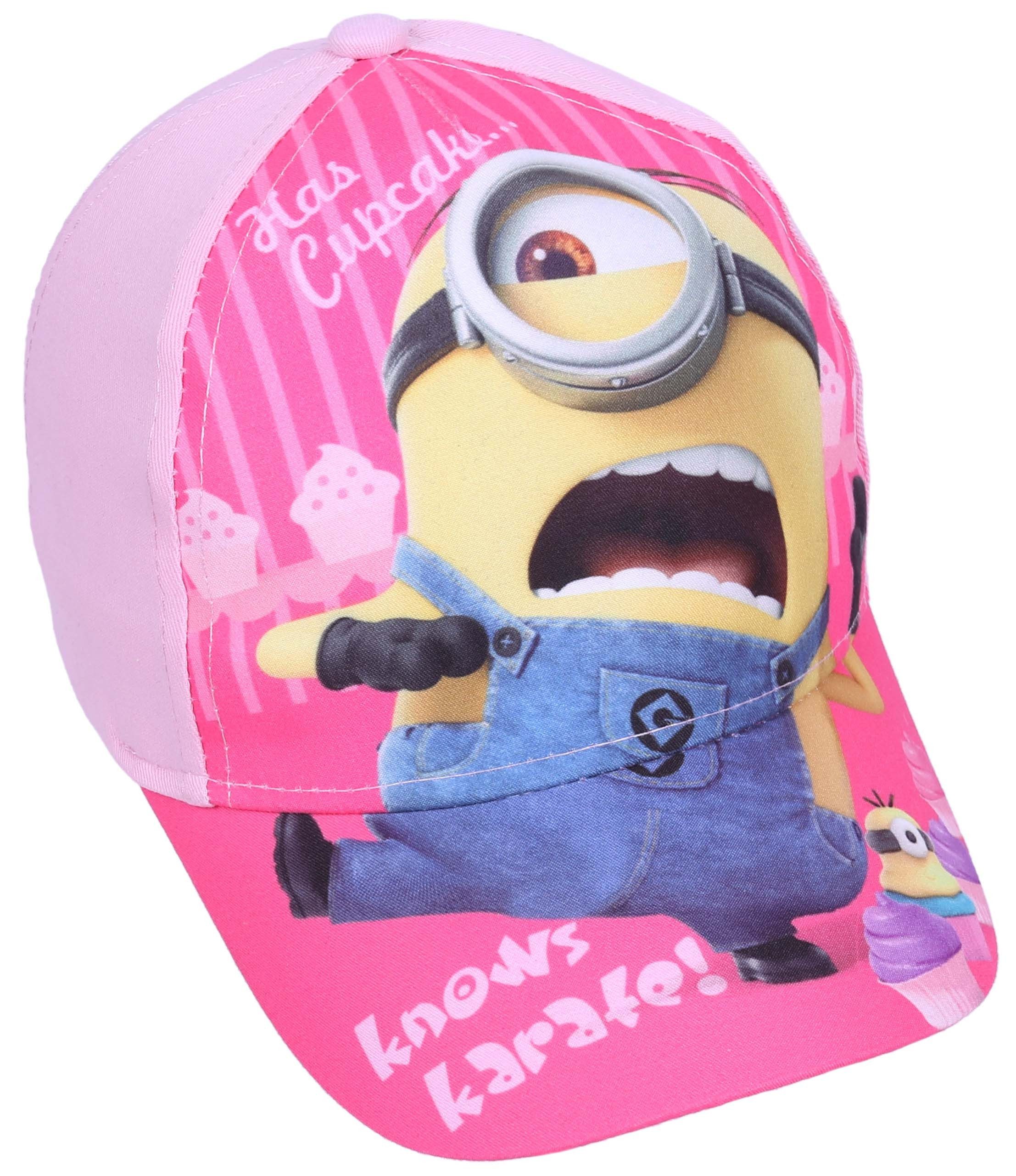 Minions Baseball Cap Rosa Baseballcap für Mädchen Minions 52