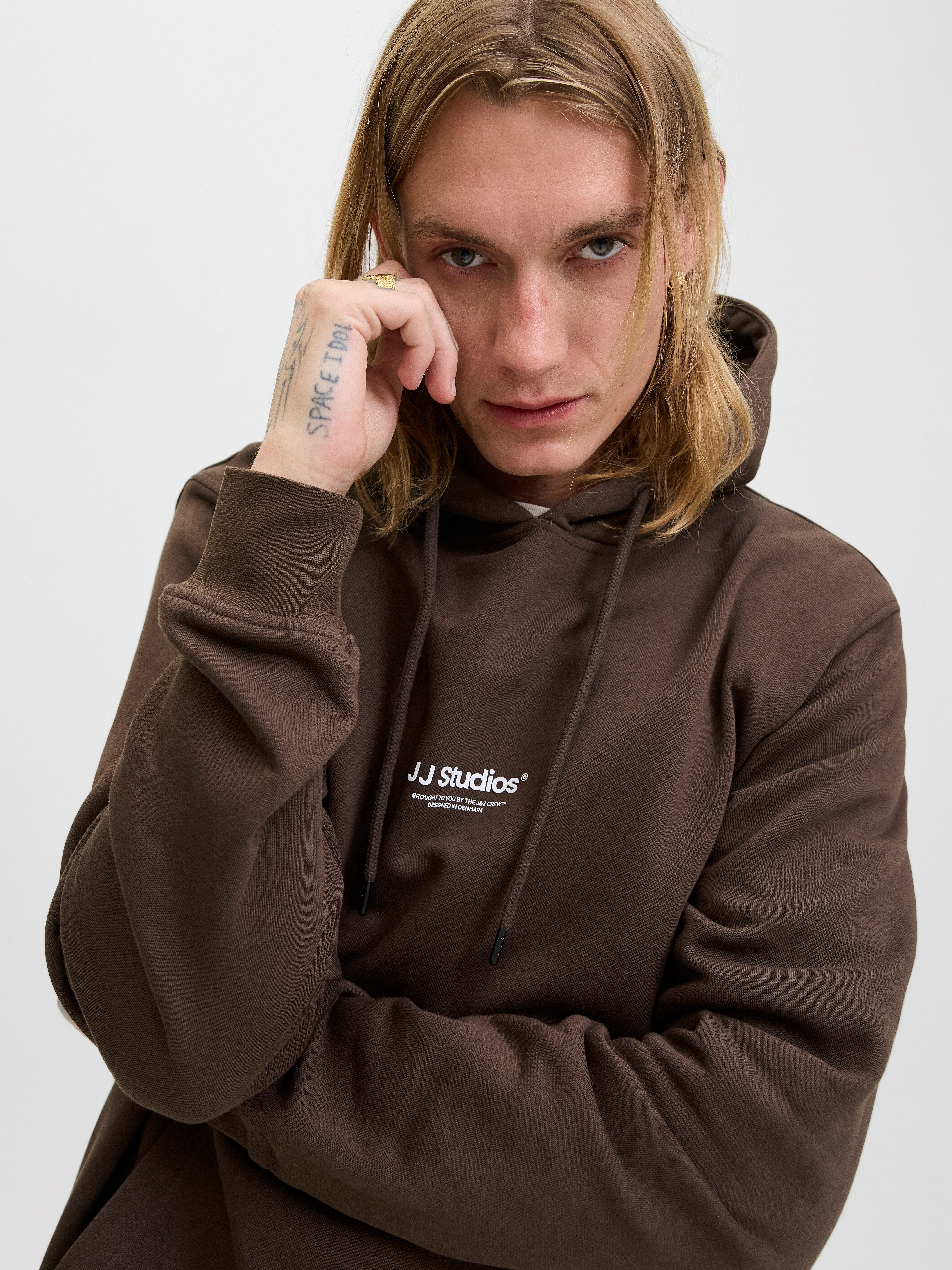 Jack & Jones Kapuzensweatshirt JJESOHO SWEAT HOOD NOOS Baumwollmischung, relaxed fit