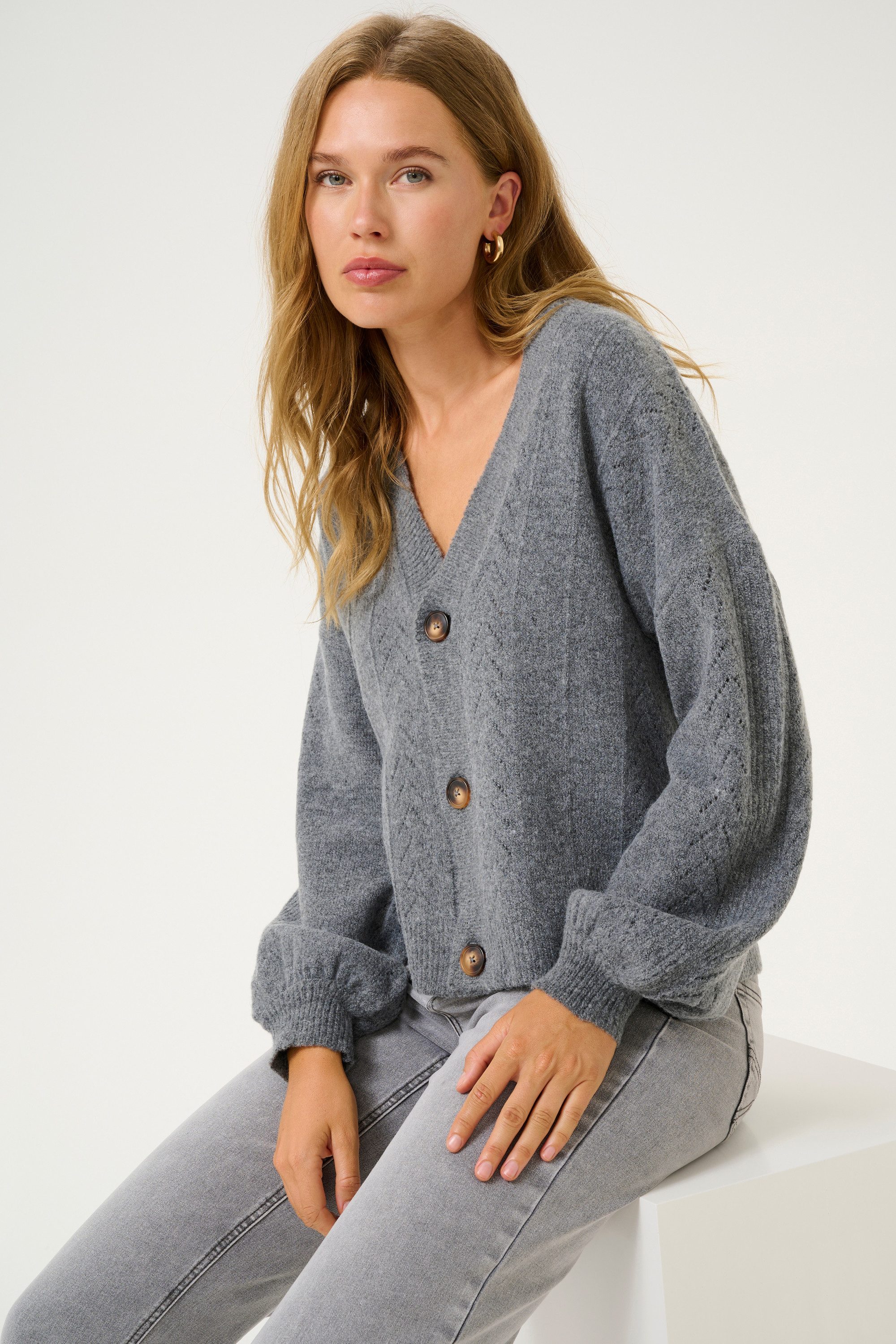Cream Cardigan Strickjacke CRHoliday