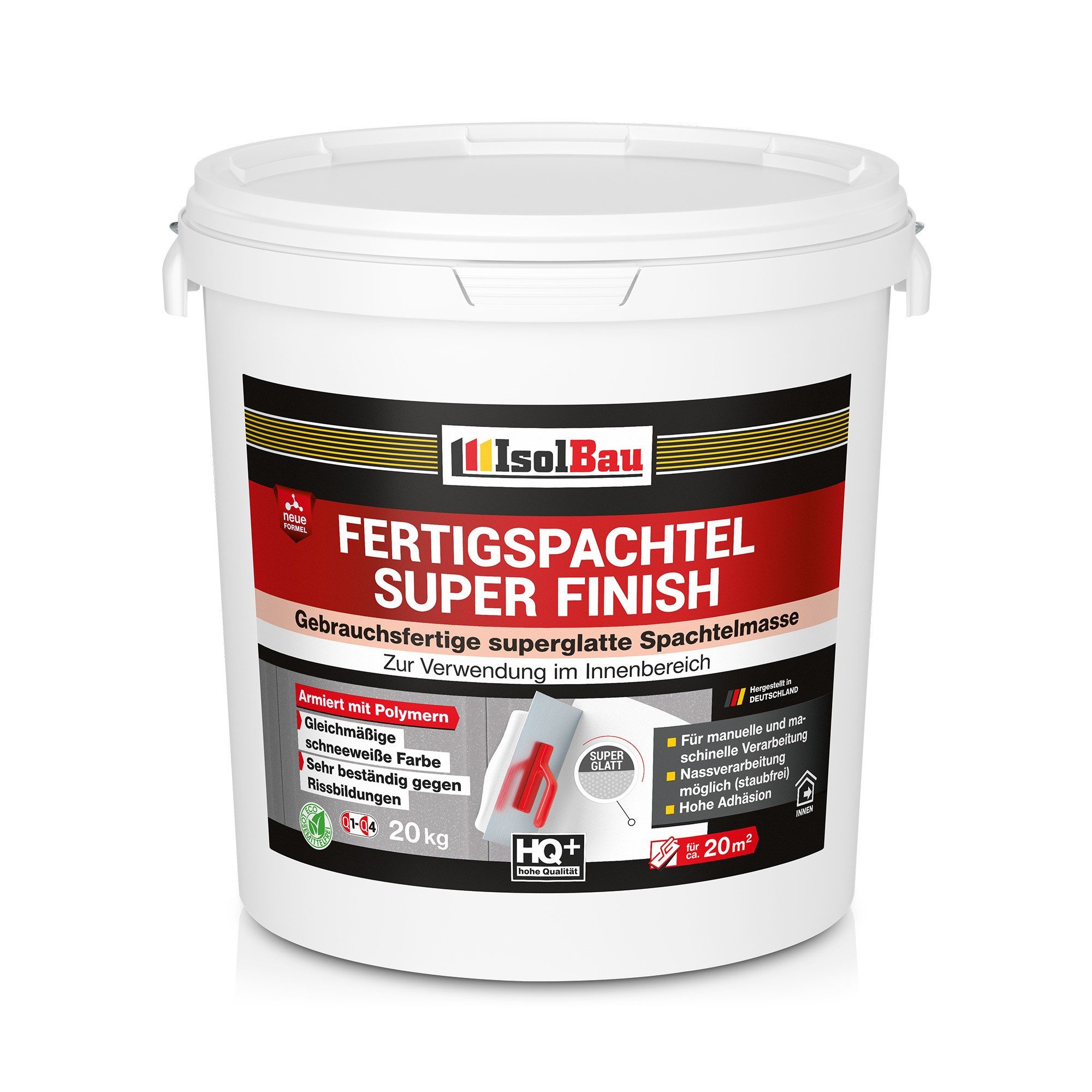 None Fertigspachtel Spachtelmasse 20kg Polymer-Gips Glättspachtel Spachtelm günstig online kaufen