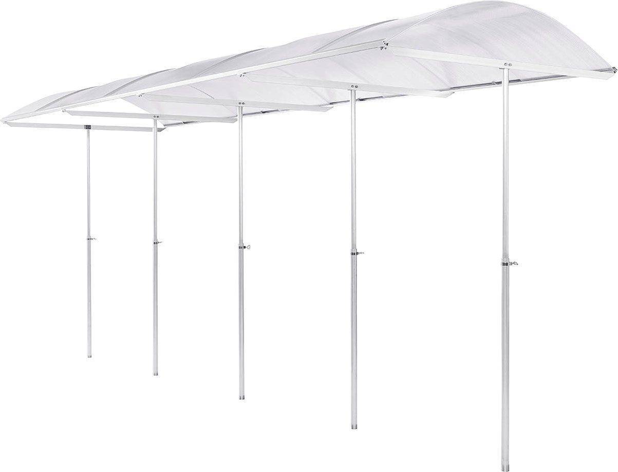 Beckmann Pflanzenschutzdach Modell 1, BxTxH: 112 x 400 x 180 cm, höhenverstellbar 80-180 cm