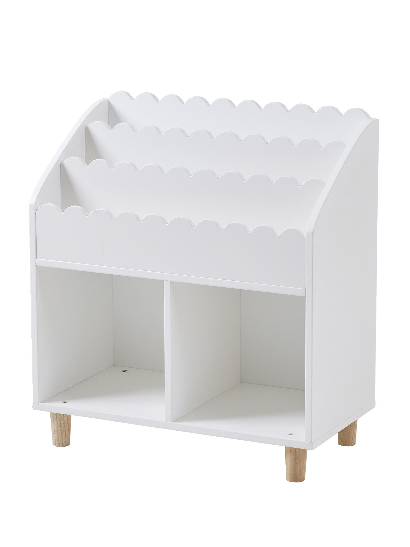 vertbaudet Bücherregal Kleines Kinderzimmer Bücherregal FESTON, mit 2 Faechern – Bild 2 von 2