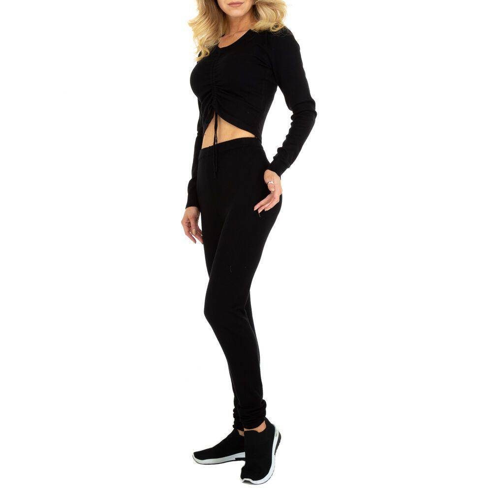 Ital-Design Freizeitanzug Damen Freizeit, Stretch Zweiteiler günstig online kaufen