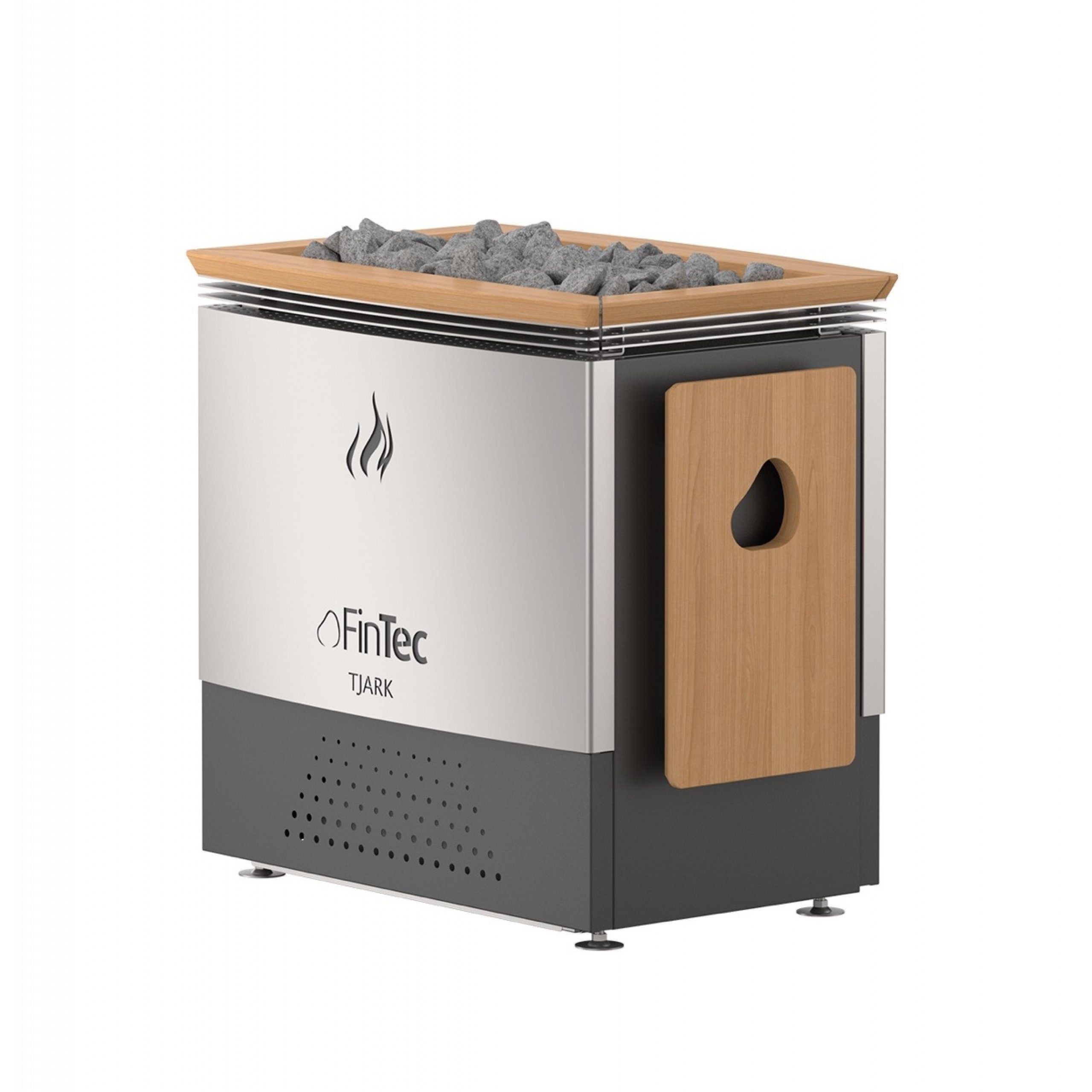 FinTec Saunaofen FinTec TJARK 18 kW Premium Elektro-Saunaofen Standofen finnischer