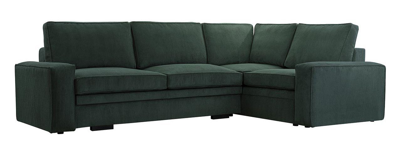 Schlaffunktion Couch L Ecksofa ALTEA, Wohnzimmer und Lincoln mit MÖBEL Bettkasten, Form Grün MKS - zum