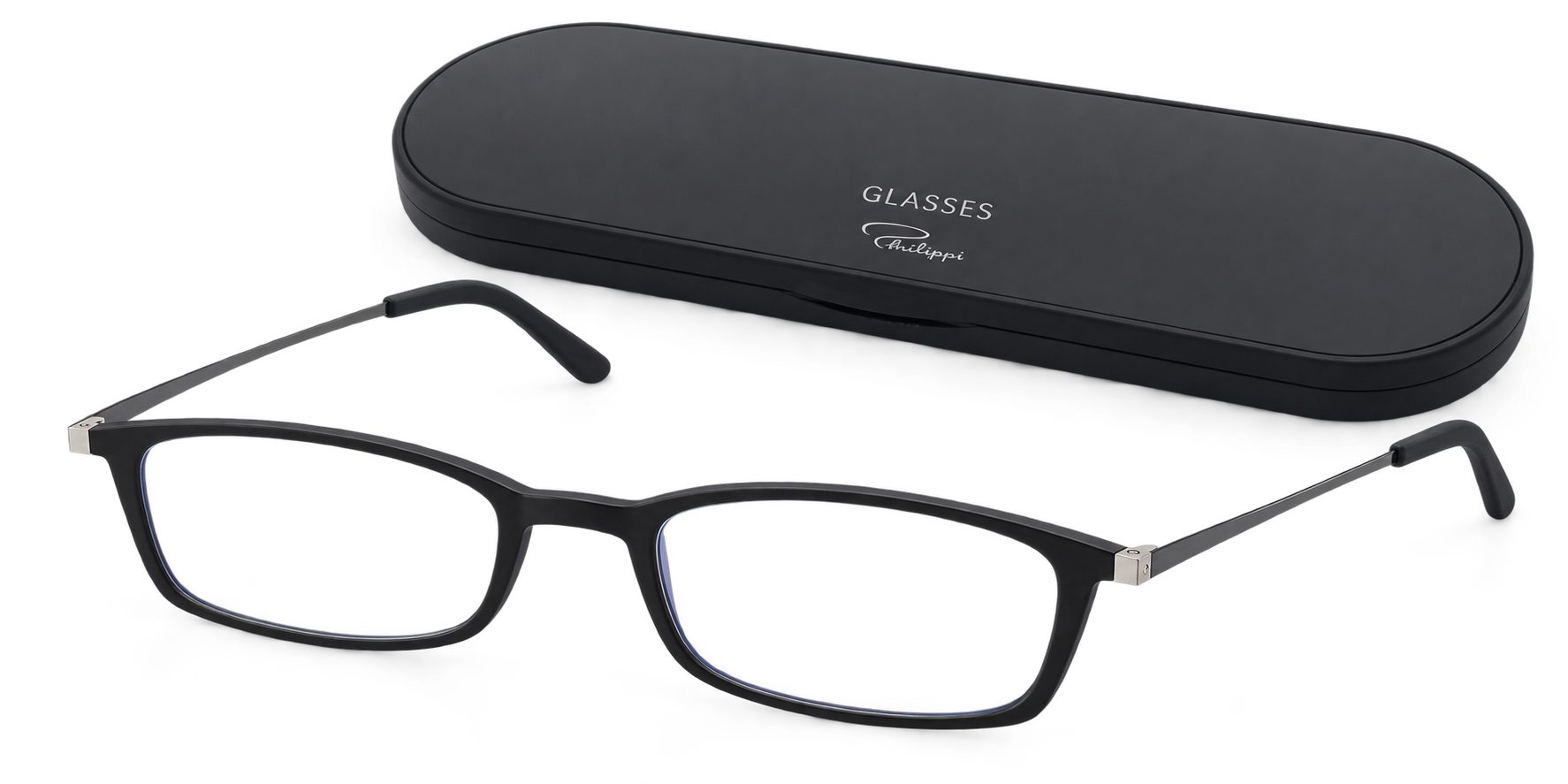 PHILIPPI Lesebrille PHILIPPI GLASSES Lesebrille mit Etui & Blaulichtfilter, ultraleichter