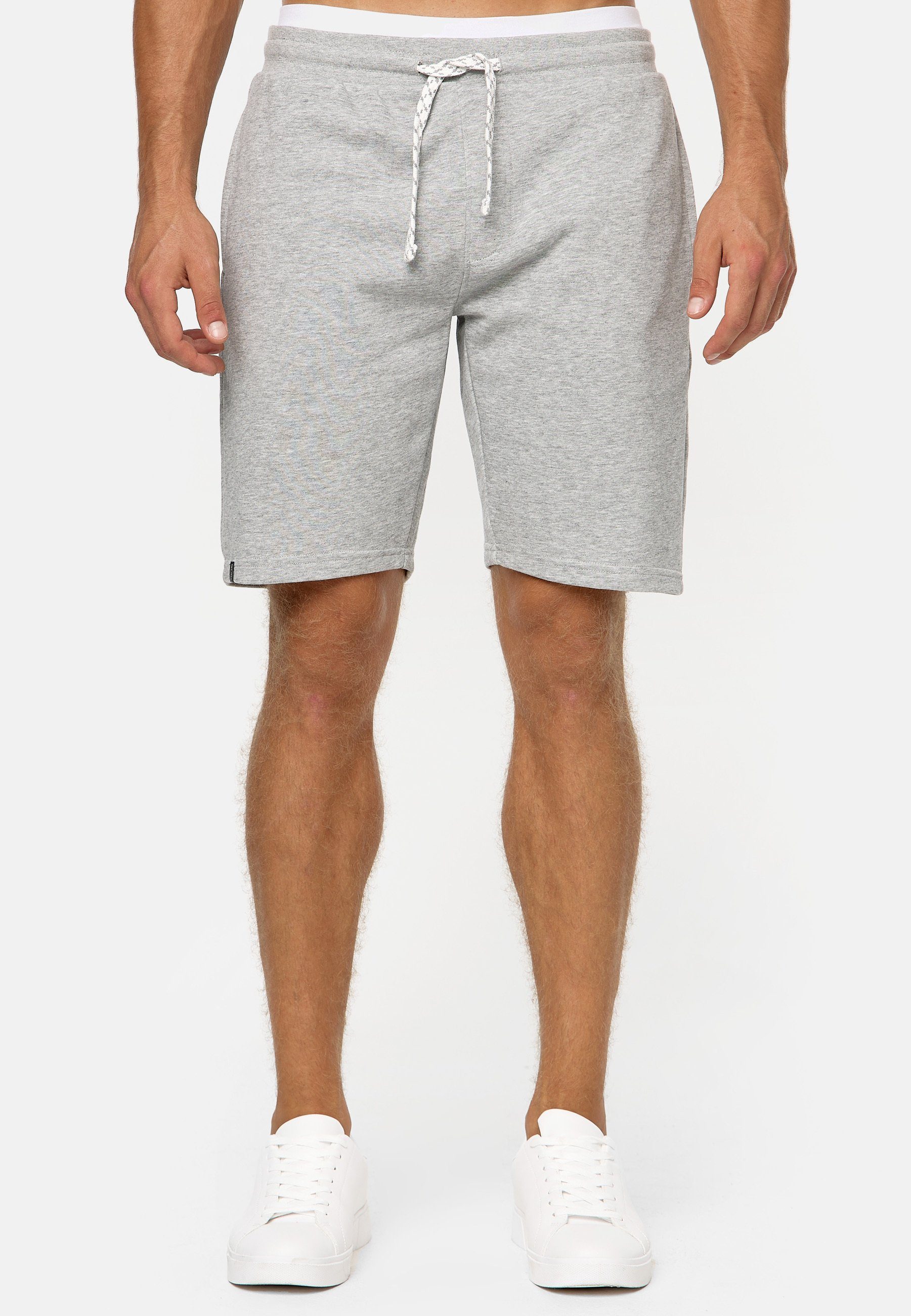 Indicode Sweatshorts Aldrich Lt Mix Grey