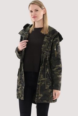 malito more than fashion Parka 81109 Winterjacke in Camouflage Military-Look mit Teddyfell