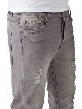 Stitch & Soul Slim-fit-Jeans Destroyed Denim Jeans