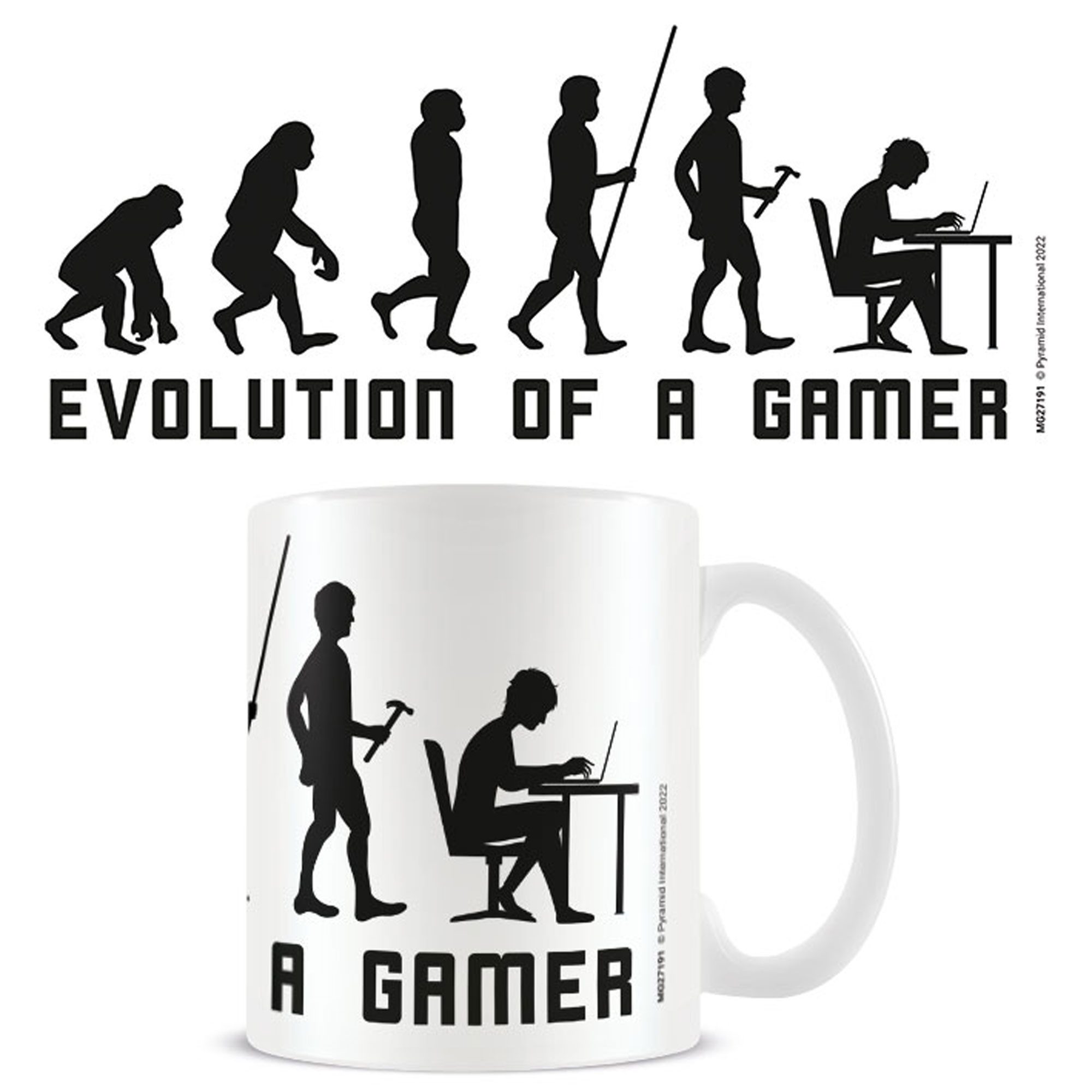 Tasse Evolution - Lizenz Tassen - Gamer