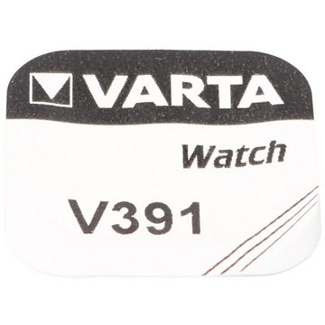 VARTA 391, Varta V391, SR55, SR1120W Knopfzelle für Uhren etc. 1 Stück Knopfzelle, (1,6 V)