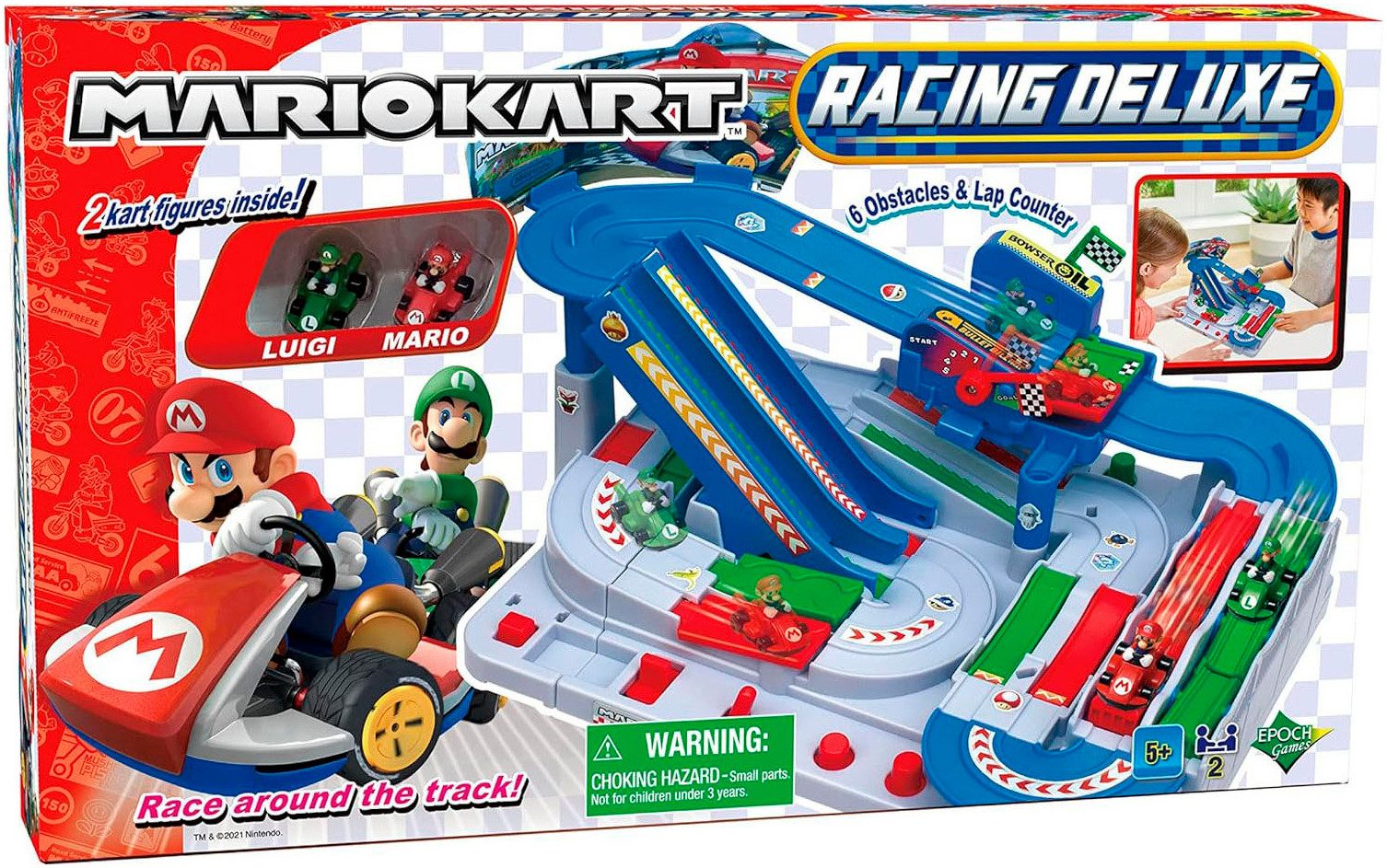 EPOCH Games Spiel Super Mario™ Kart Racing DX, Familienspiel