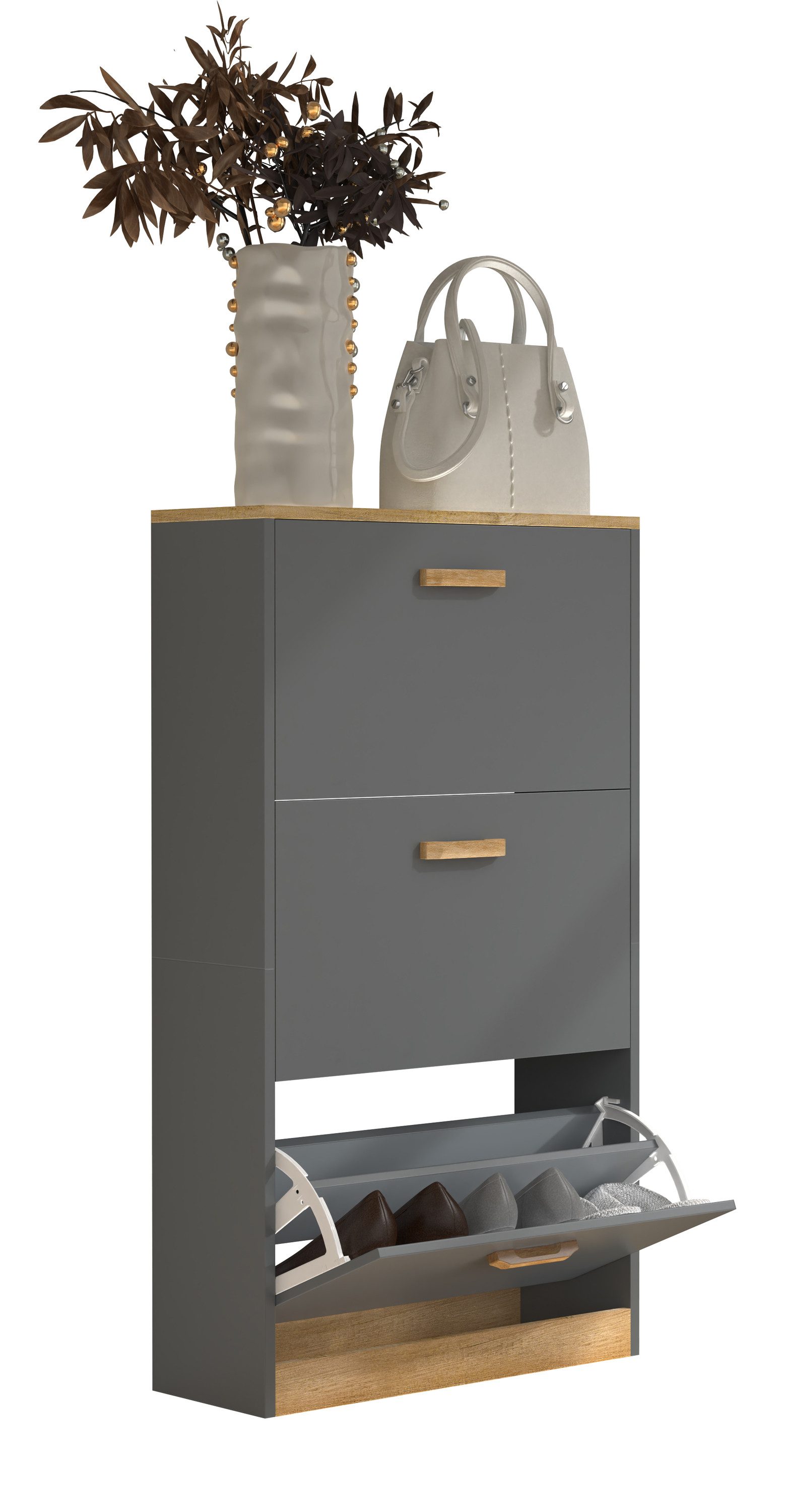 VCM Schuhschrank Holz Schuhregal Schuhschrank Schuhkipper günstig online kaufen