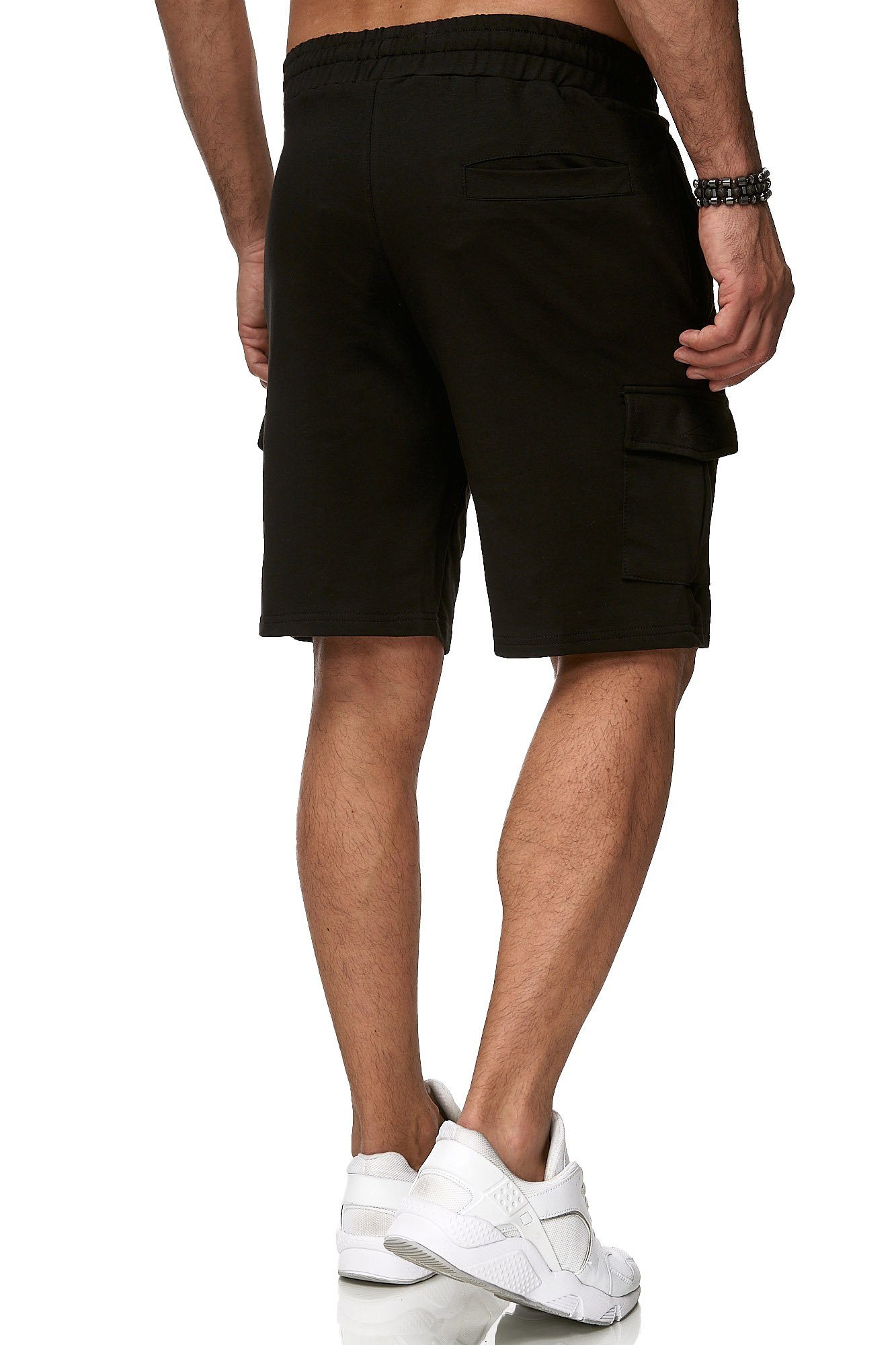 Reslad Sweatshorts Reslad Kurze Hose Herren Cargo Bermuda Shorts Jogginghose Sport-Hose (1-tlg) Sweatshorts Jogginghose mit Cargo-Taschen – Bild 4 von 5