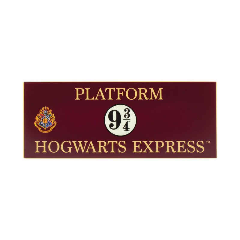 Paladone LED Dekolicht Harry Potter Hogwarts Express Gleis 9 3/4 Logo Leuchte