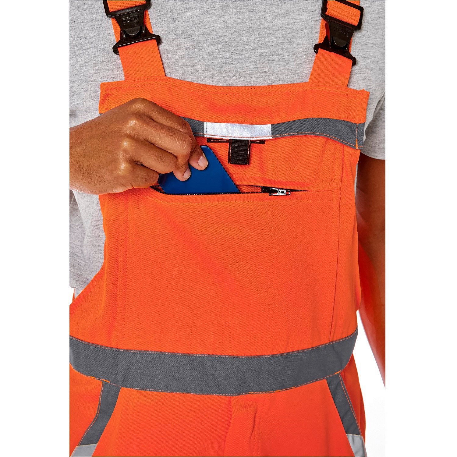 PKA Arbeitslatzhose Warnschutz Latzhose "WALH2" - PKA®