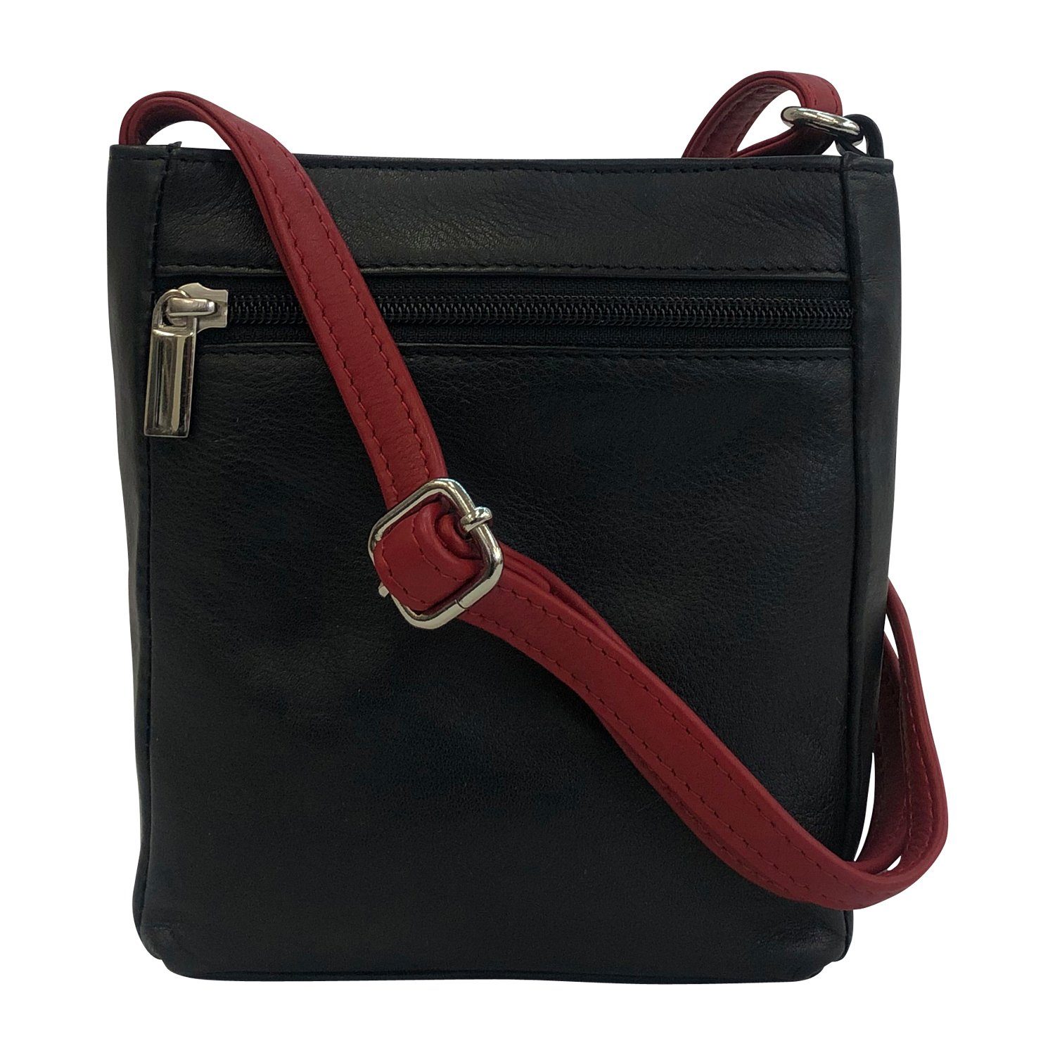Cinino Handtasche C1935, Umhängetasche Crossoverbag Ledertasche
