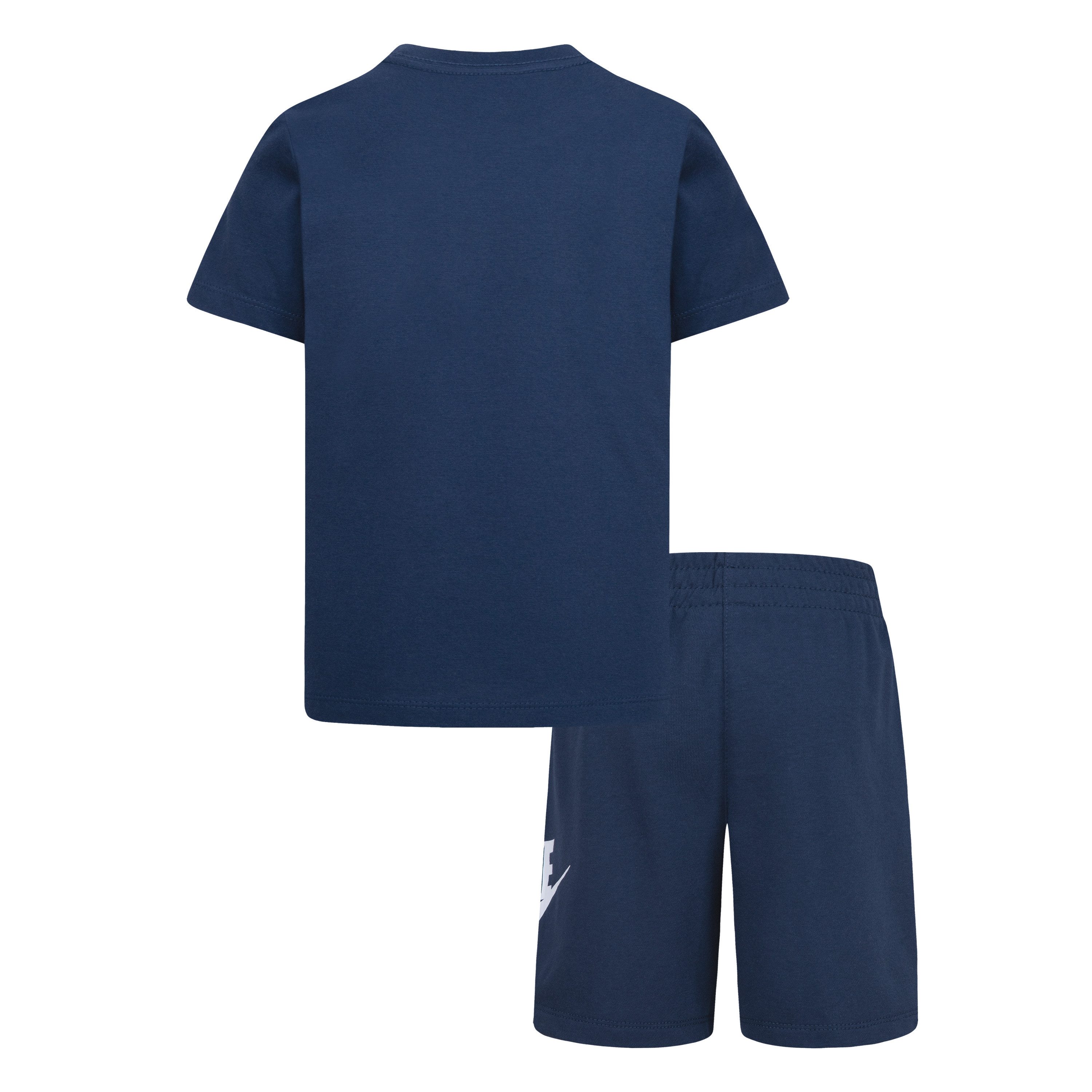 Nike Sportswear T-Shirt & Shorts CLUB TEE & SHORT SET (2-tlg) für Kinder, 2-teiliges Set, für Sport und Bewegung