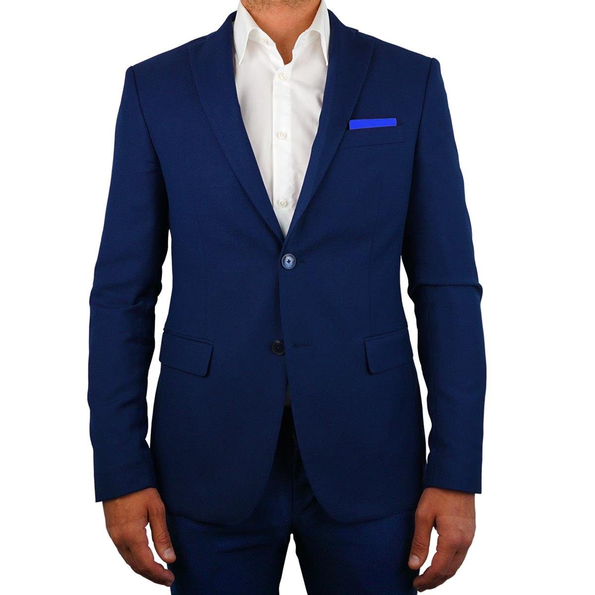 DonDon Einstecktuch DonDon Herren Einstecktuch vorgefaltet eckig, (Packung, 1-St), vorgefaltet, mit Karton verstärkt, Seidenlook