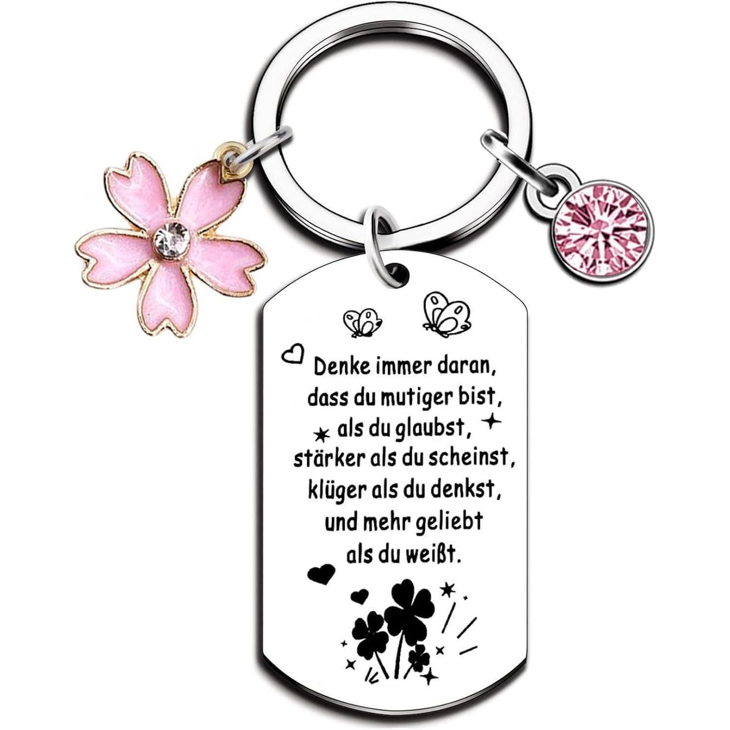 LuxusKollektion Schlüsselanhänger Schlüsselanhänger Frauen Glücksbringer Schlüsselanhänger( rosa)