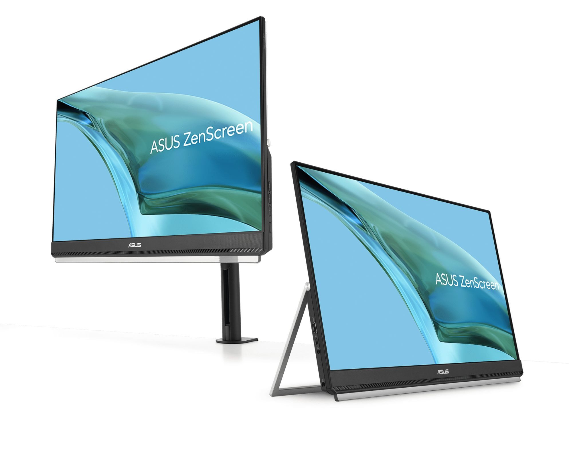 Asus 61cm ZenScreen MB249C Mobile-Monitor USB HDMI IPS TFT-Monitor (1920 x 1080 px, Full HD, 5 ms Reaktionszeit, 75 Hz, IPS, Adaptive-Sync, Lautsprecher, FreeSync, HDCP, Pivot, Höhenverstellbar)