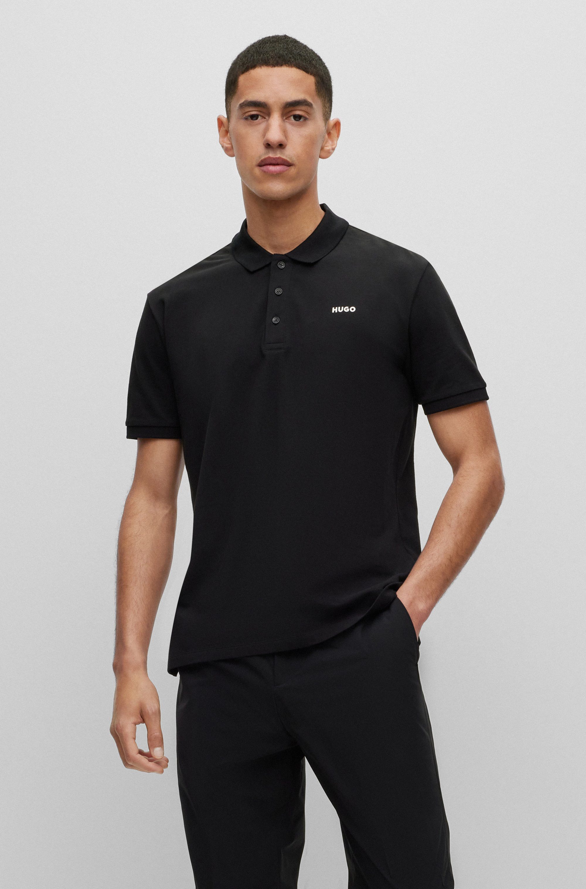 HUGO Poloshirt Donos Regular Fit, Baumwoll-Piqué