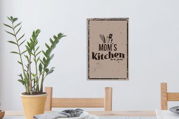 OneMillionCanvasses® Leinwandbild Küche - Mutter - Retro, (1 St), Leinwandbild fertig bespannt inkl. Zackenaufhänger, Gemälde, 20x30 cm