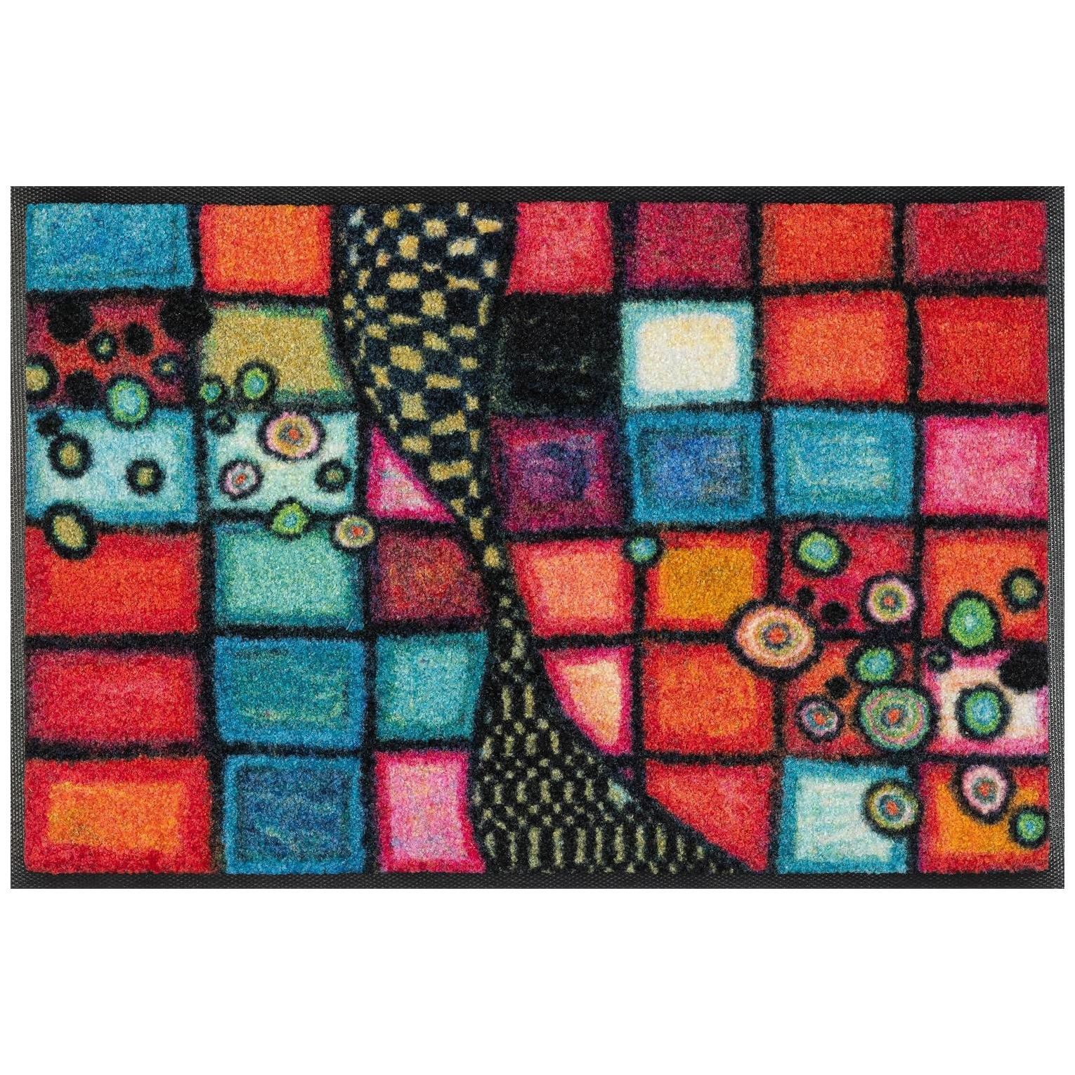 Floornovo Fußmatte Floornovo Schmutzfangmatte Tigernote waschbare Fussmatte, rechteckig, rutschfest