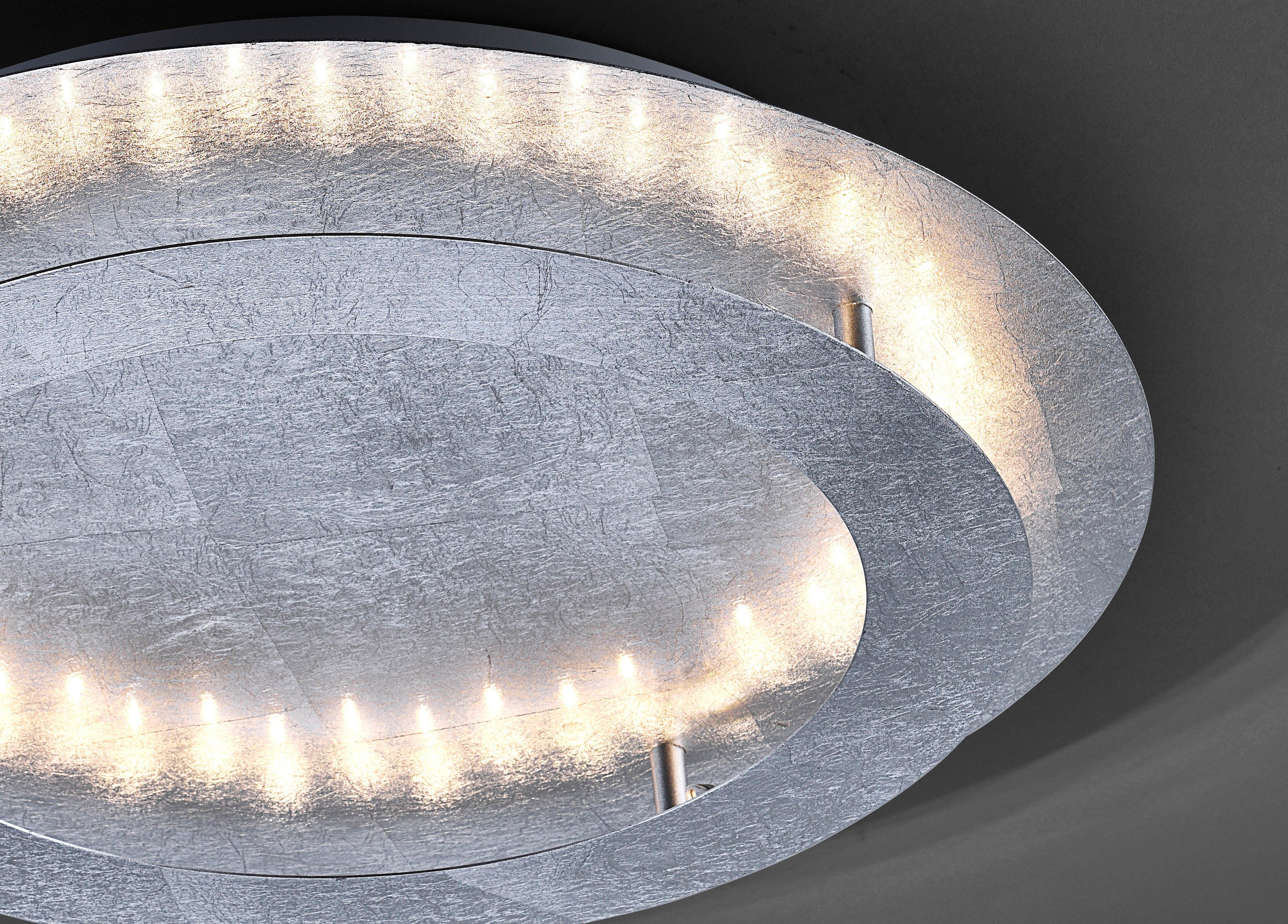 LED integriert, Warmweiß, fest Deckenleuchte LED NEVIS, Paul Neuhaus