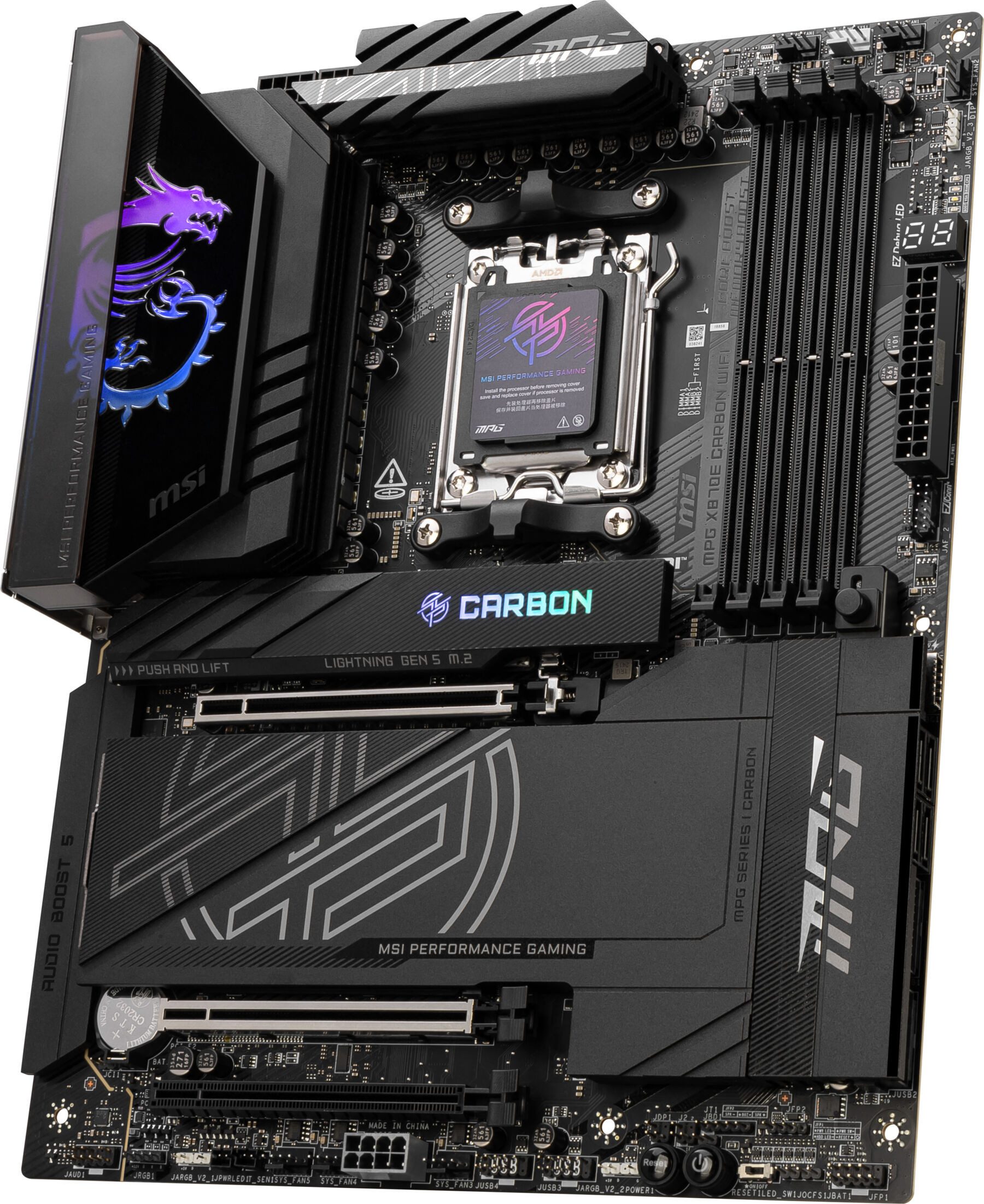 MSI MPG X870E CARBON WIFI Mainboard – Bild 4 von 5