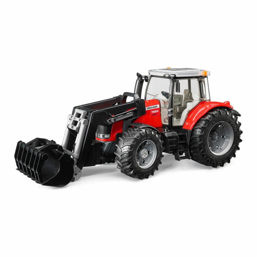 Bruder® Spielzeug-Traktor Massey Ferguson 7624 mit Frontlader | Spielzeug-Traktoren