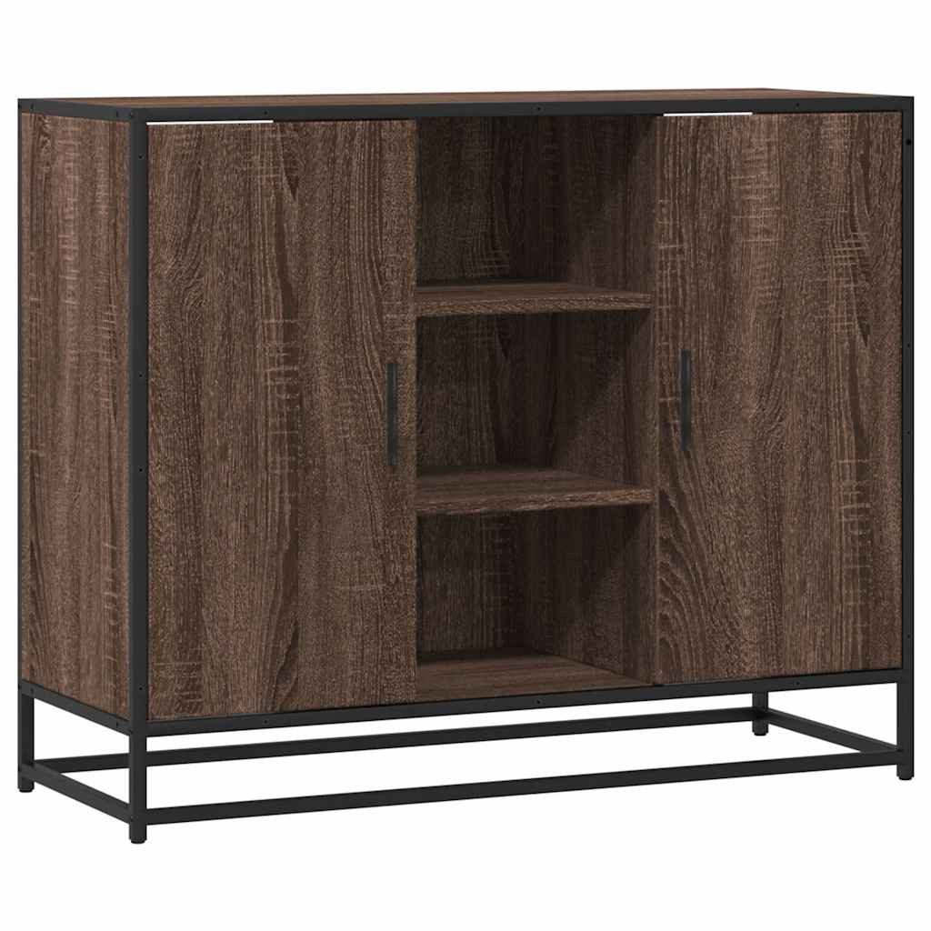 vidaXL Sideboard Sideboard Braun Eichen-Optik 92x35x76 günstig online kaufen