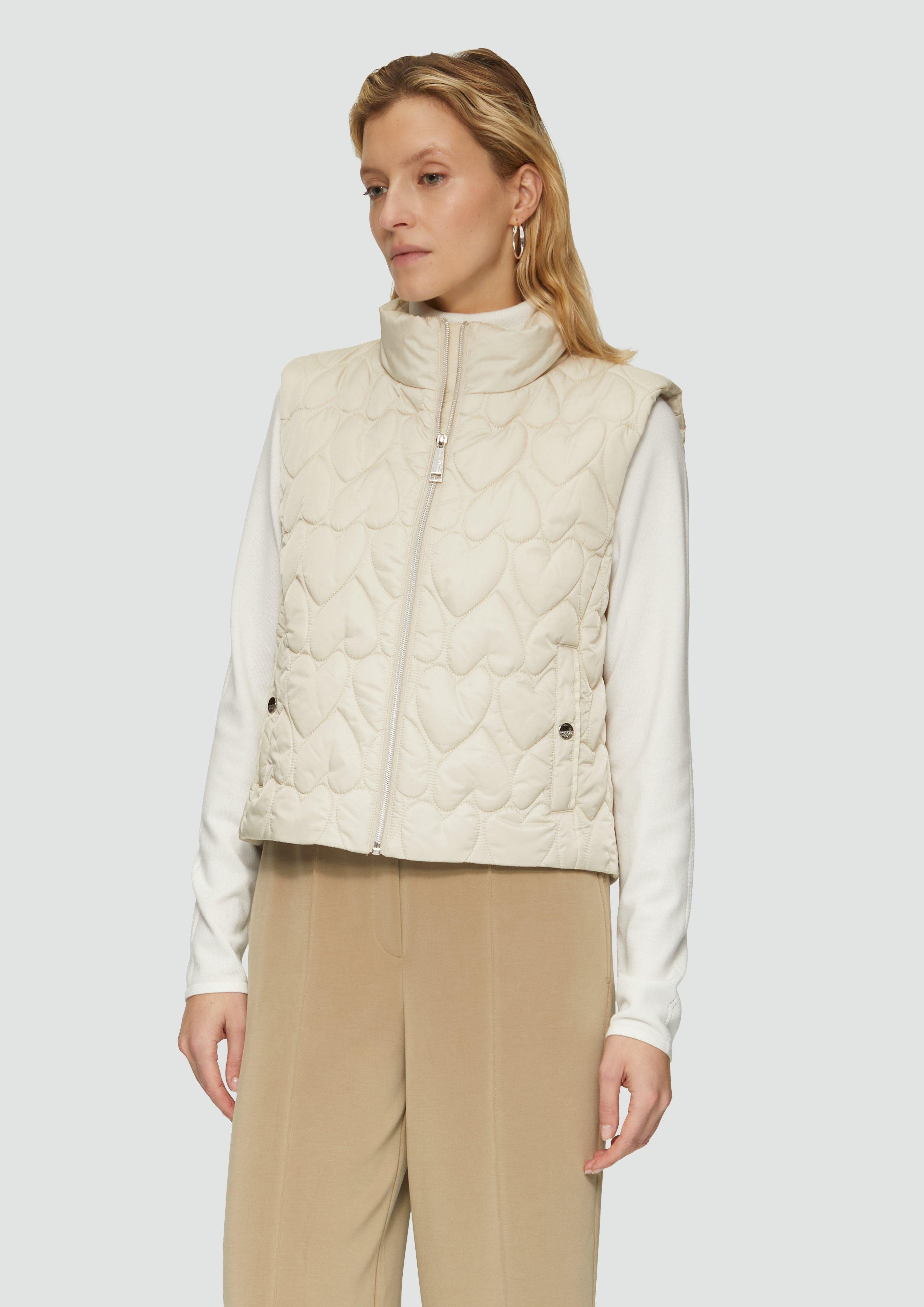 s.Oliver BLACK LABEL Funktionsweste Verkürzte Steppweste günstig online kaufen