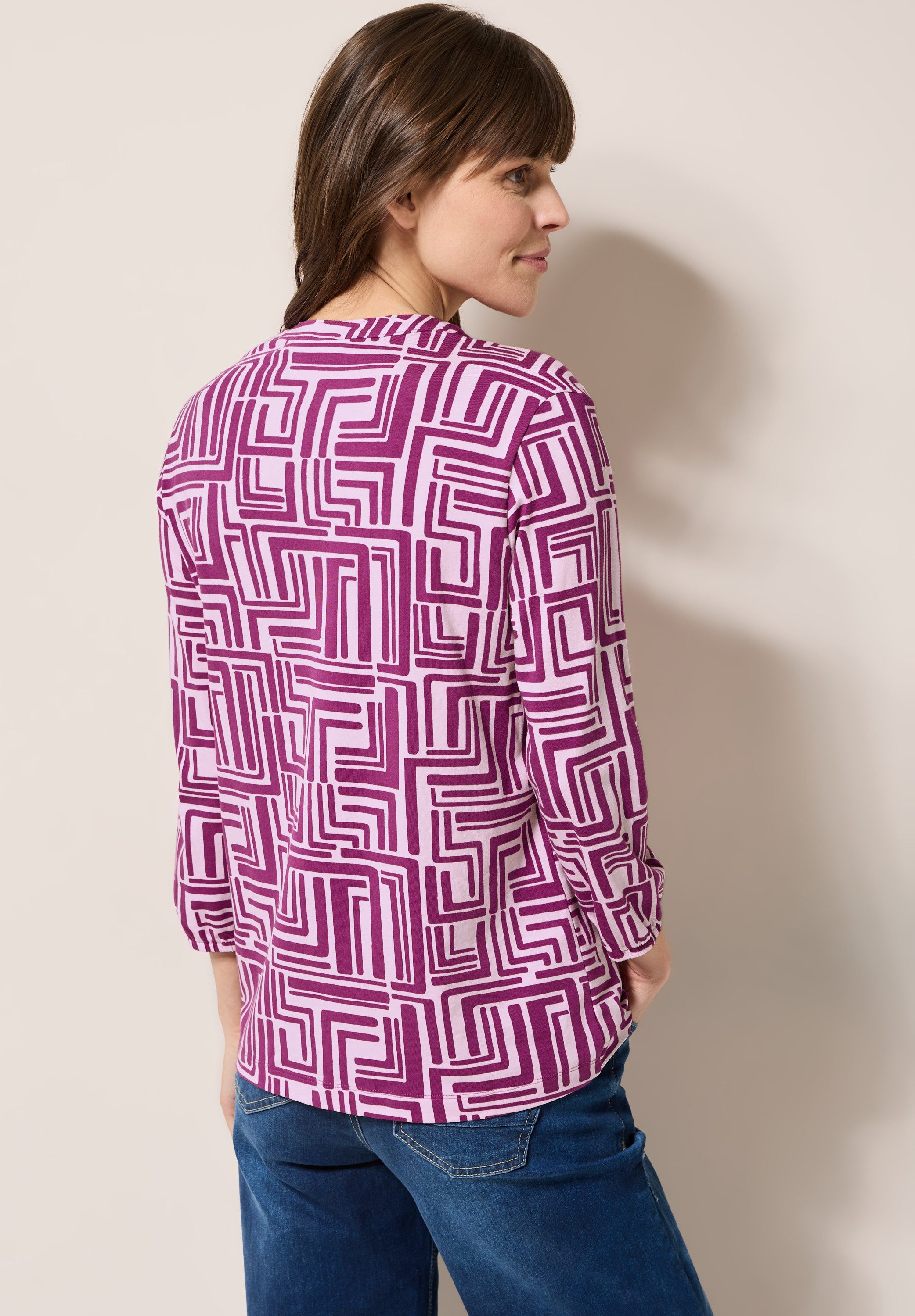 CECIL Blusenshirt mit All-Over Print günstig online kaufen