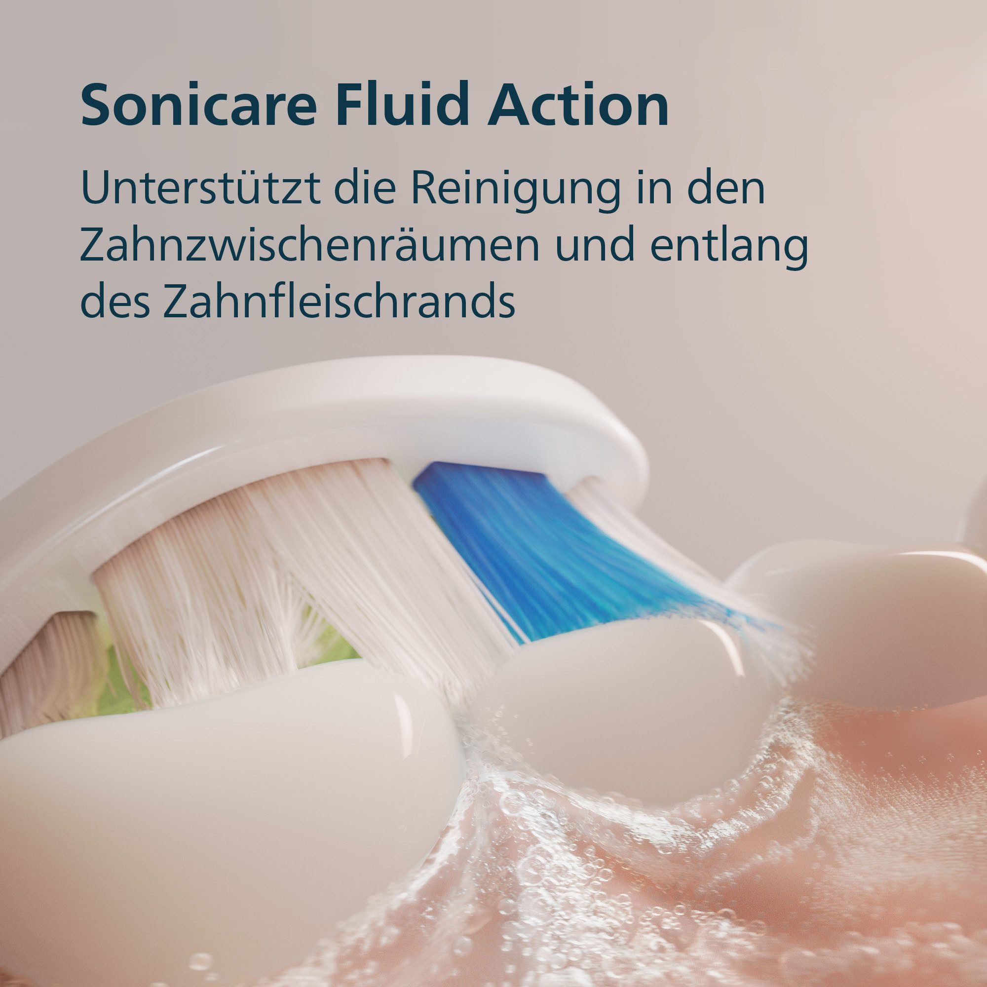 Philips Sonicare Elektrische Zahnbürste HX7110/01, Aufsteckbürsten: 1 St., mit Drucksensor, 2 Intensitätsstufen, inkl. Ladegerät