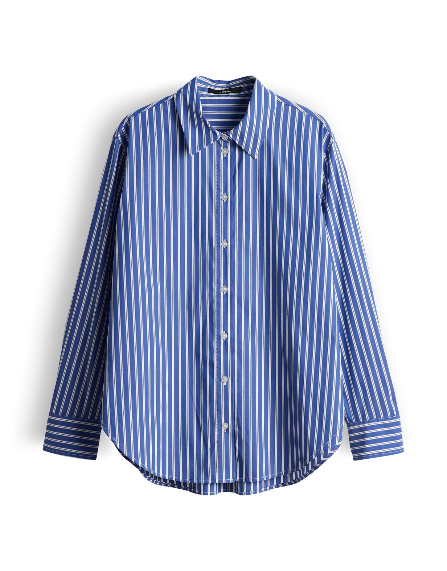 someday Langarmbluse ZIVIAN Loose aus nachhaltigem BCI Cotton Mix gerader S günstig online kaufen