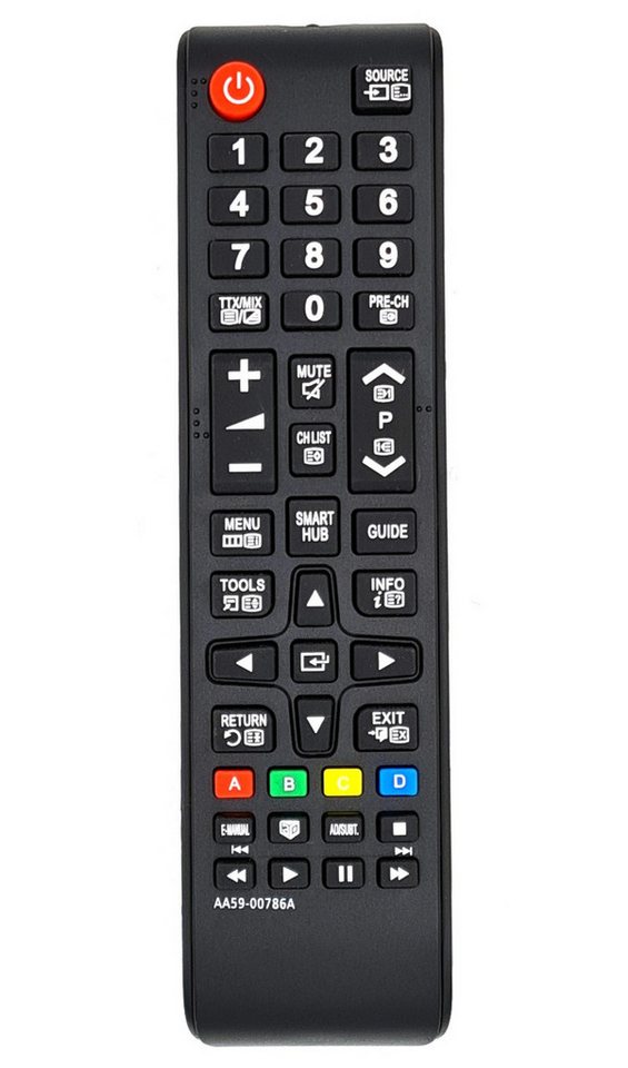 Alltro Universal-Fernbedienung passend für Samsung LCD LED HD 3D Smart TV Fernbedienung