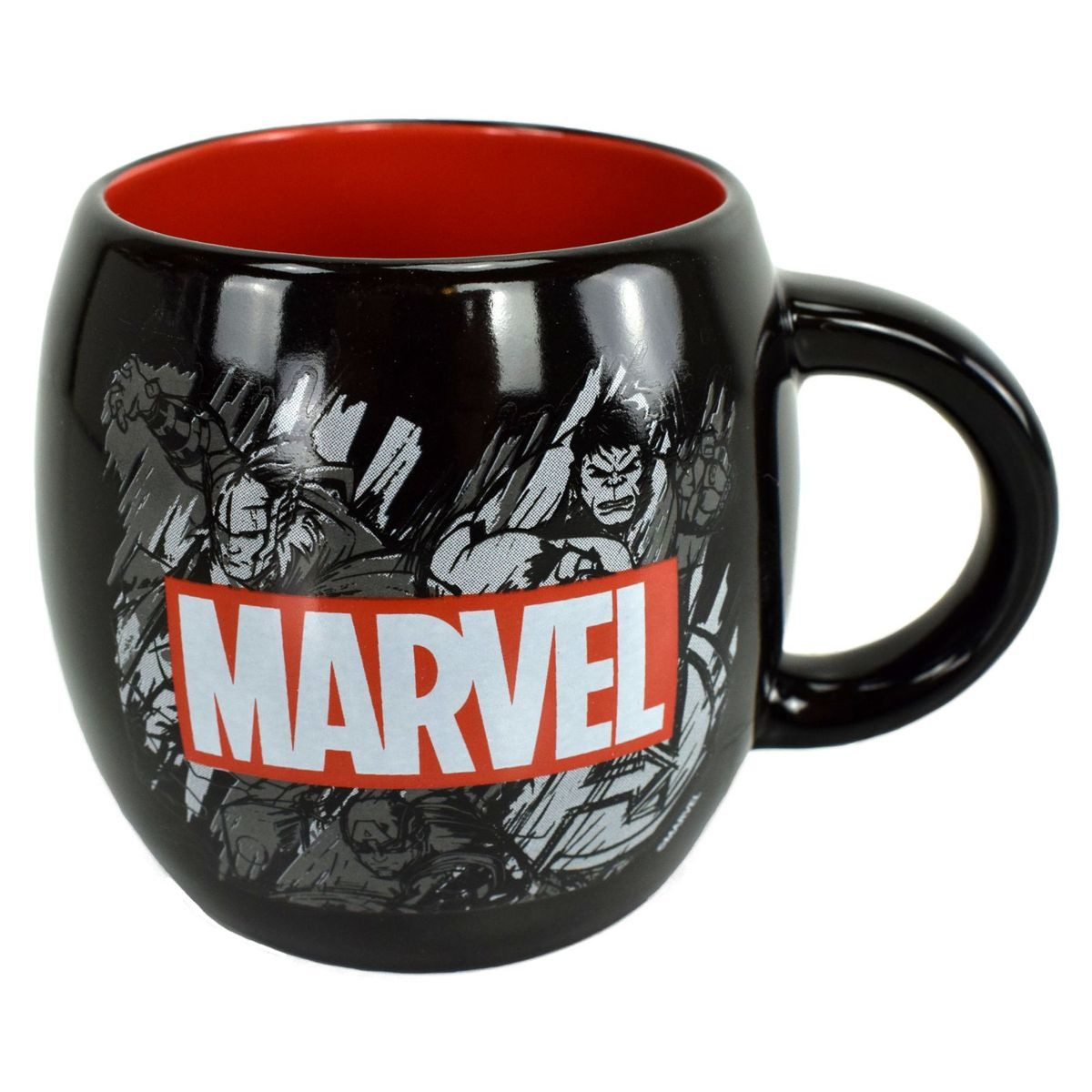 Stor Tasse Marvel Globe Tasse Motiv 380 ml aus Keramik, 1-tlg., Keramik, authentisches Design