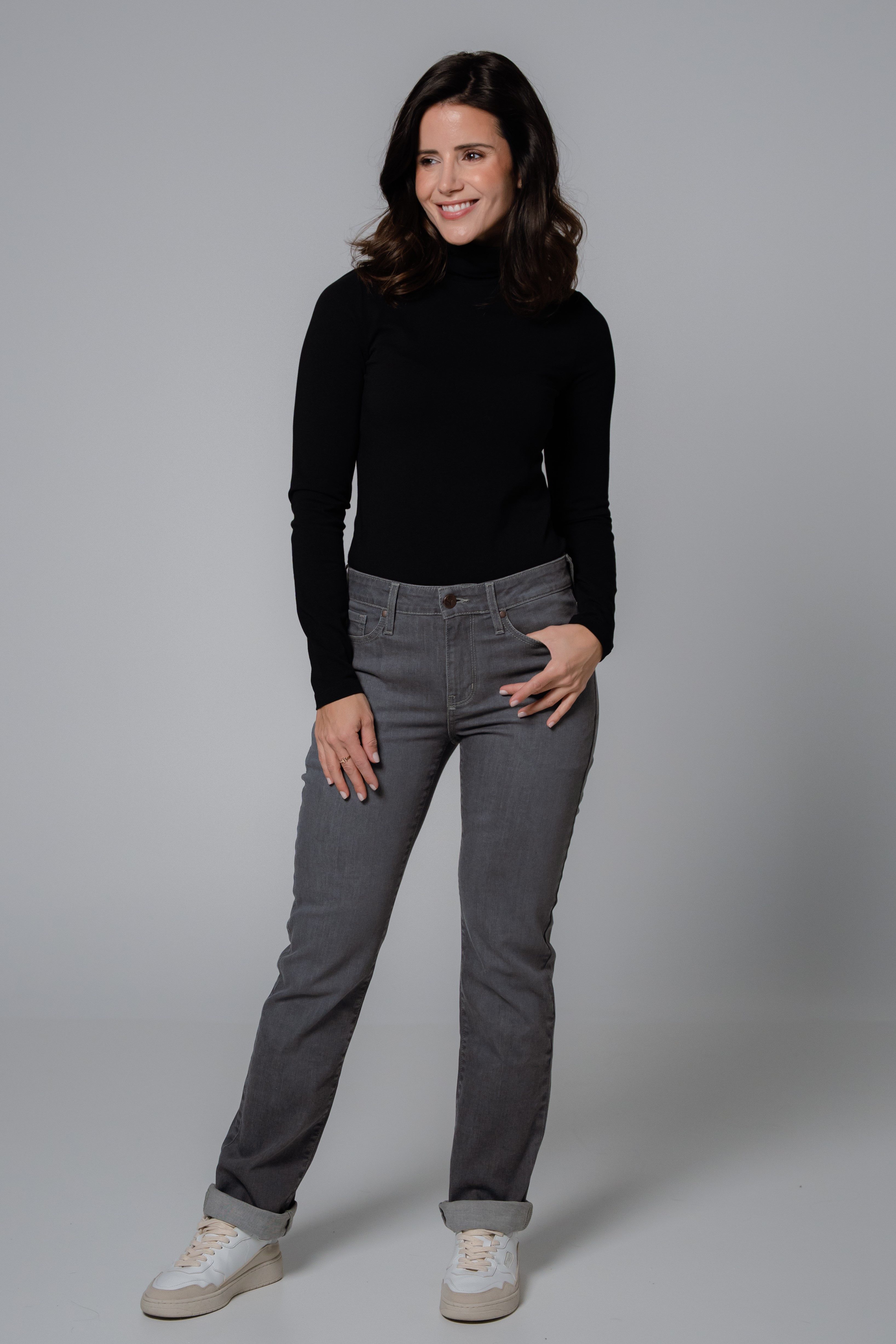 Feuervogl Straight-Jeans fv-No:va, Medium Waist 5-Pocket-Style