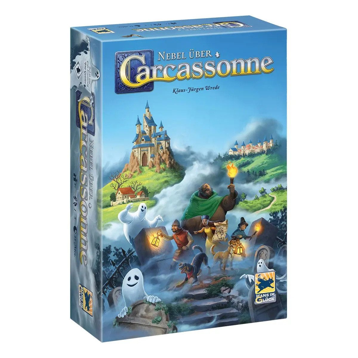 Asmodee Spiel Nebel über Carcassonne