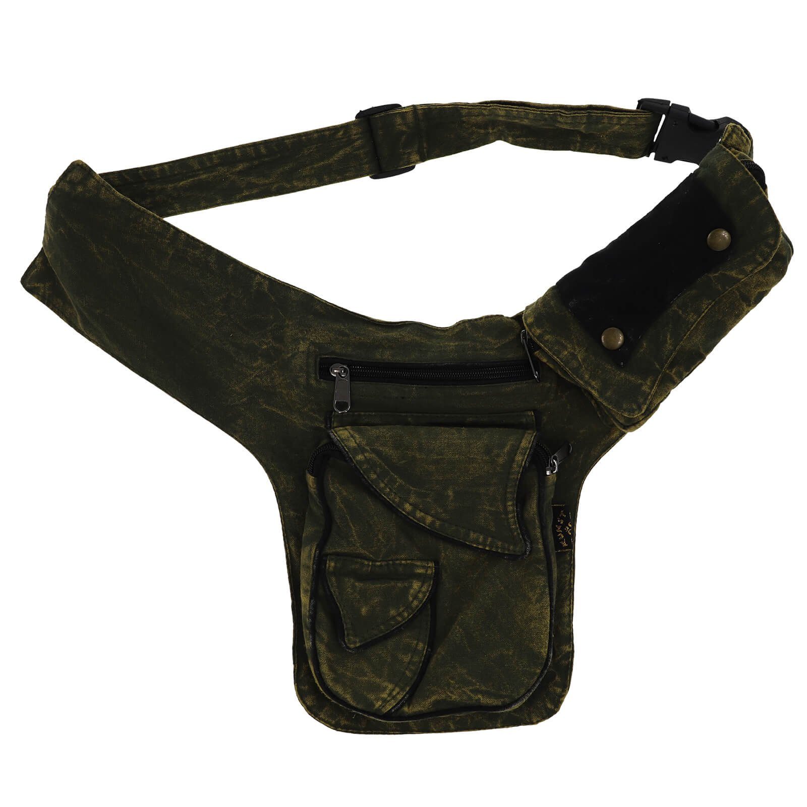 Bauchtasche Bauchtasche Sidebag Stonewashed Gürteltasche Festivaltasche Hippie
